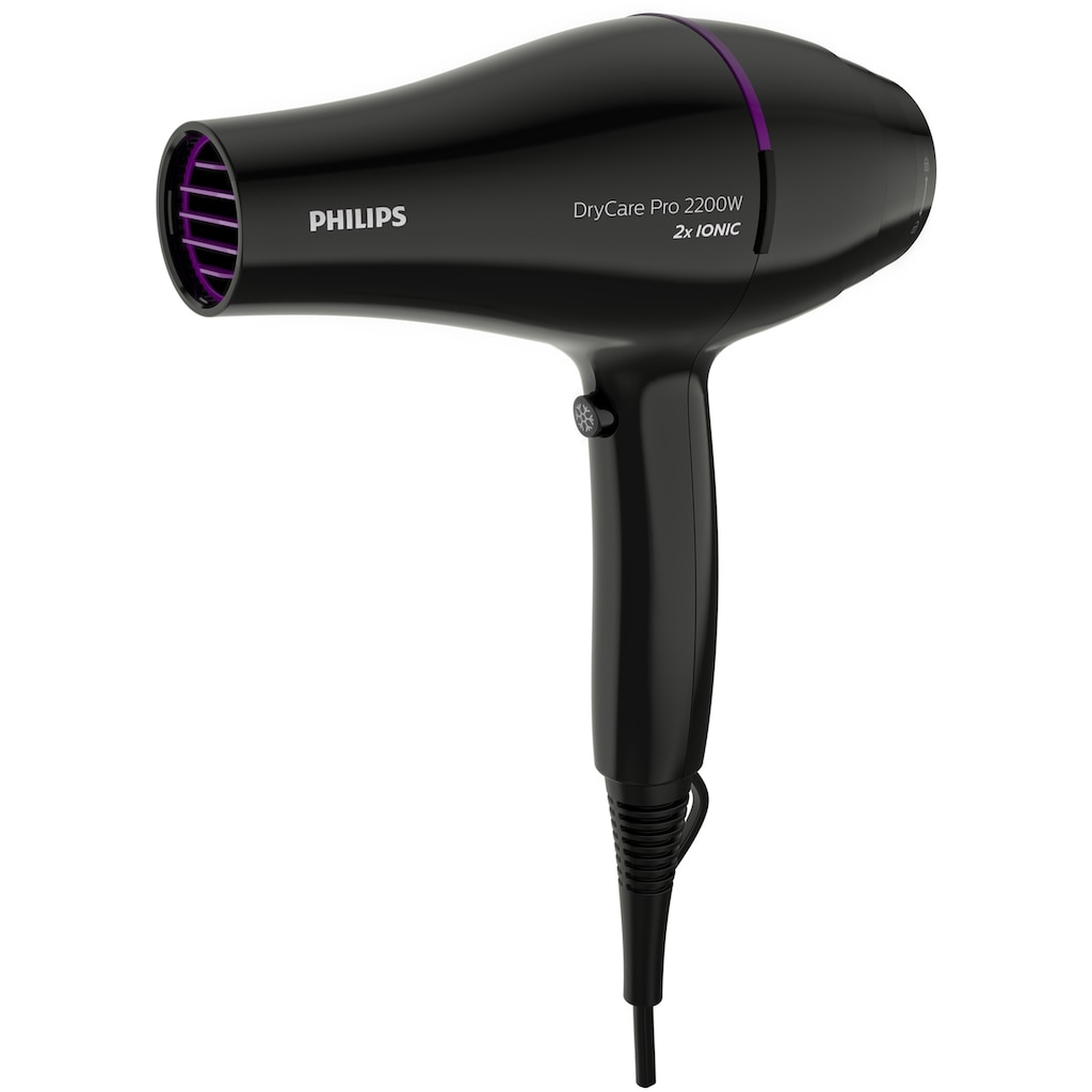 Philips Haartrockner »DryCare BHD274/00«, 2200 W, 2 Aufsätze, Leistungsstarker AC-Motor und hohe Luftgeschwindigkeit bis 130km/h