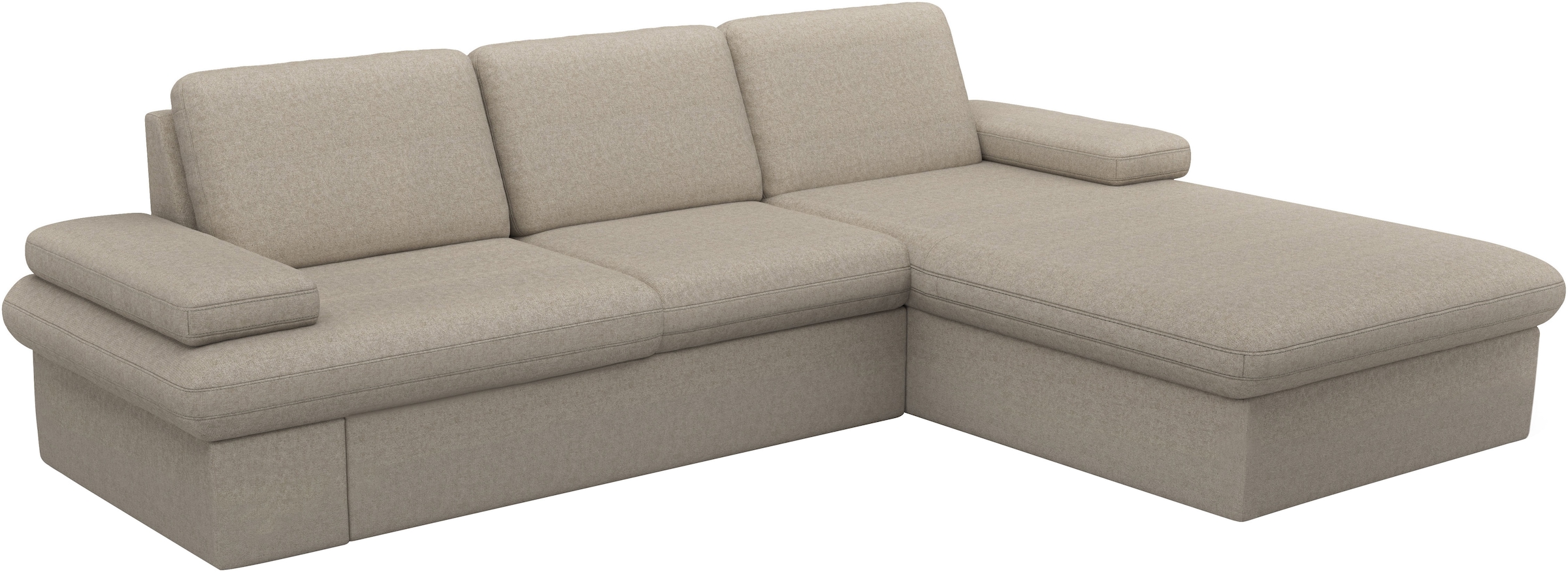 sit&more Ecksofa »Moreno«, mit Armteilverstellung,wahlweise mit Bettfunktion