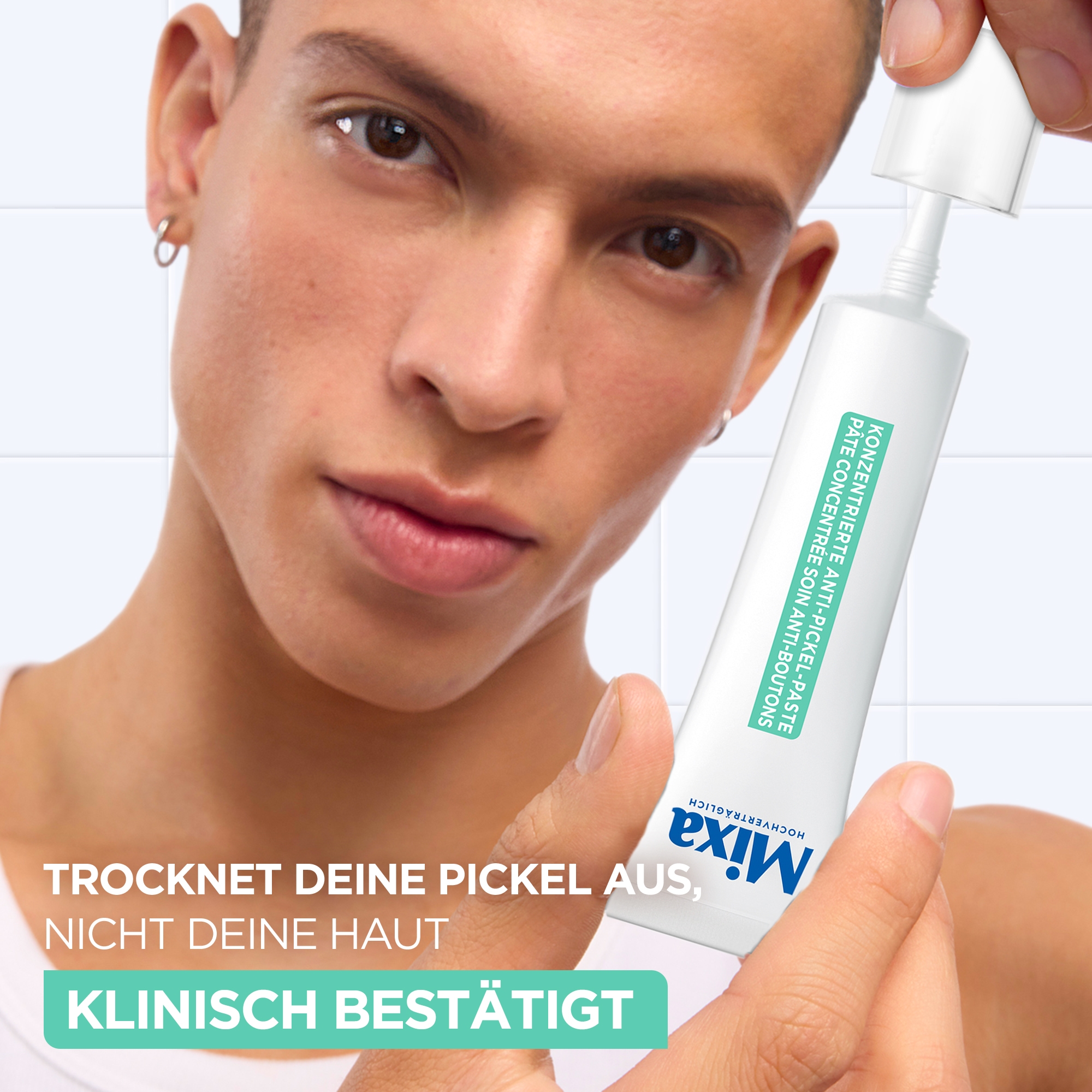 Mixa Gesichts-Reinigungscreme »MIXA KONZENTRIERTE ANTI-PICKEL PASTE« mit Niacinamid