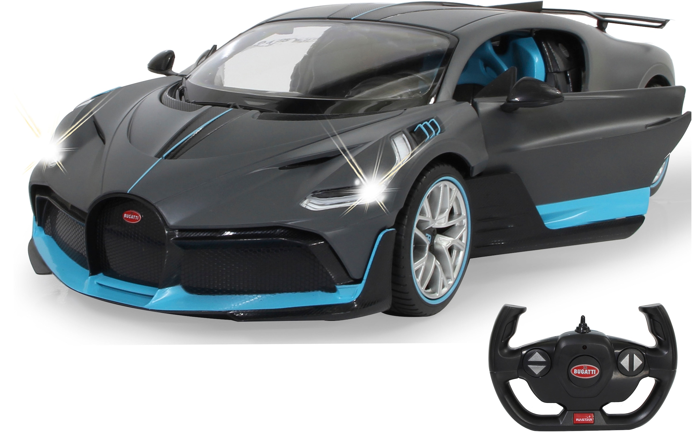 Jamara RC-Auto »Deluxe Cars, Bugatti Divo, 1:14, grau, 2,4GHz«