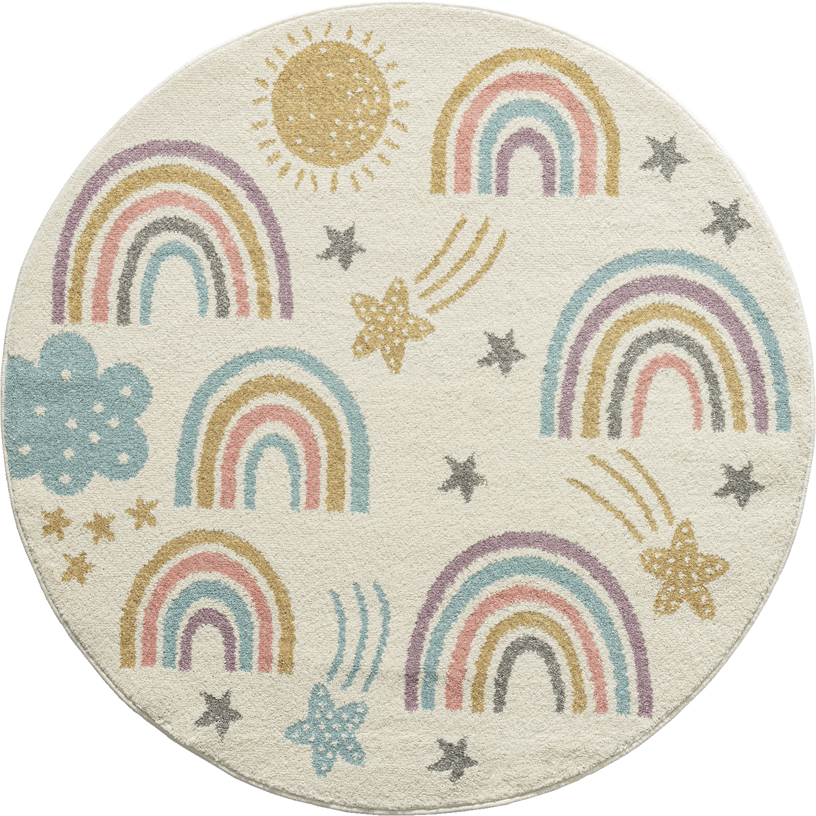 the carpet Teppich »Beat Kids«, rund, 9 mm Höhe, Kids Kinderzimmer Teppich strapazierfähig und pflegleicht