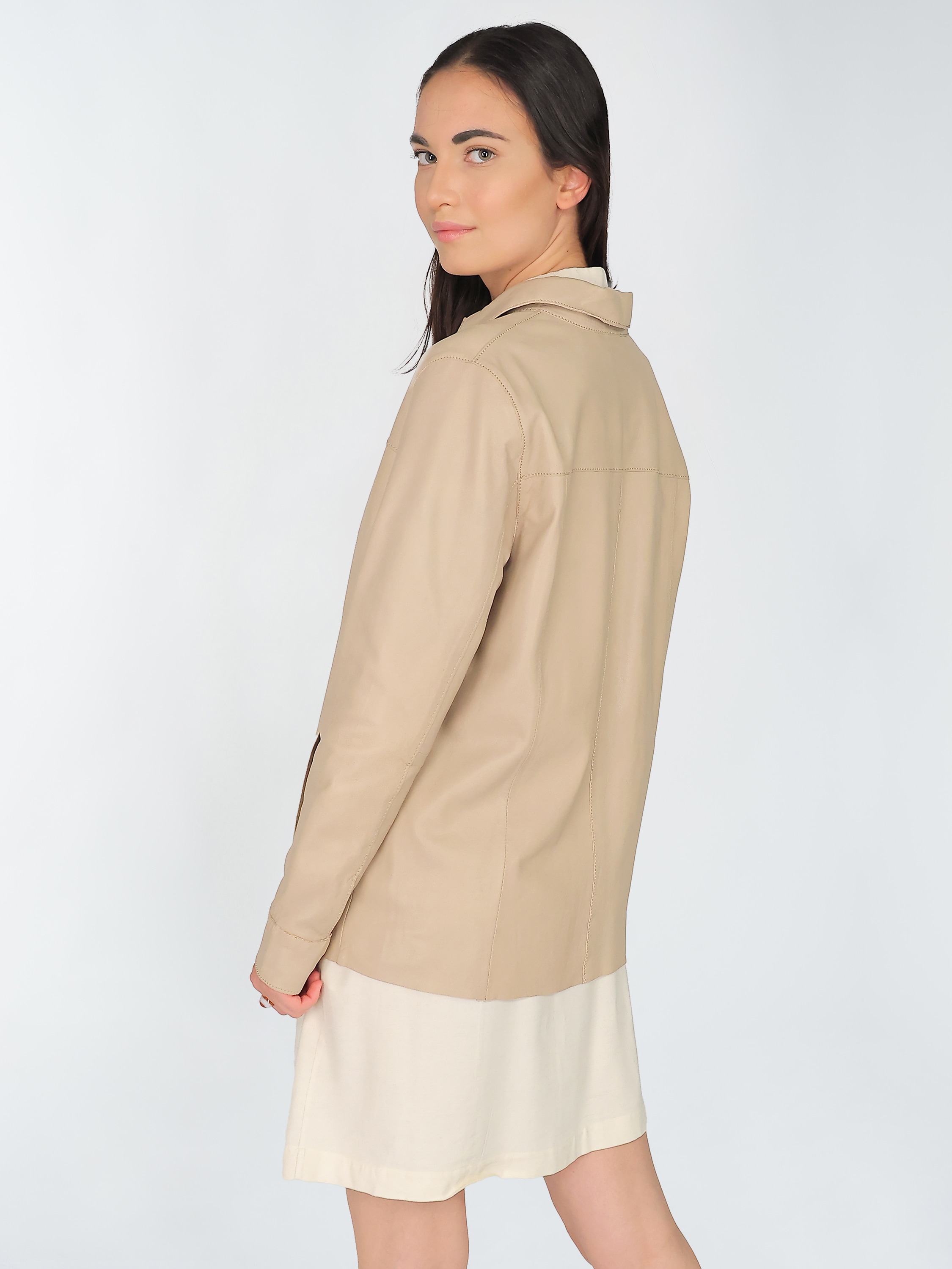 Maze Lederjacke »Lederhemd 42021102«