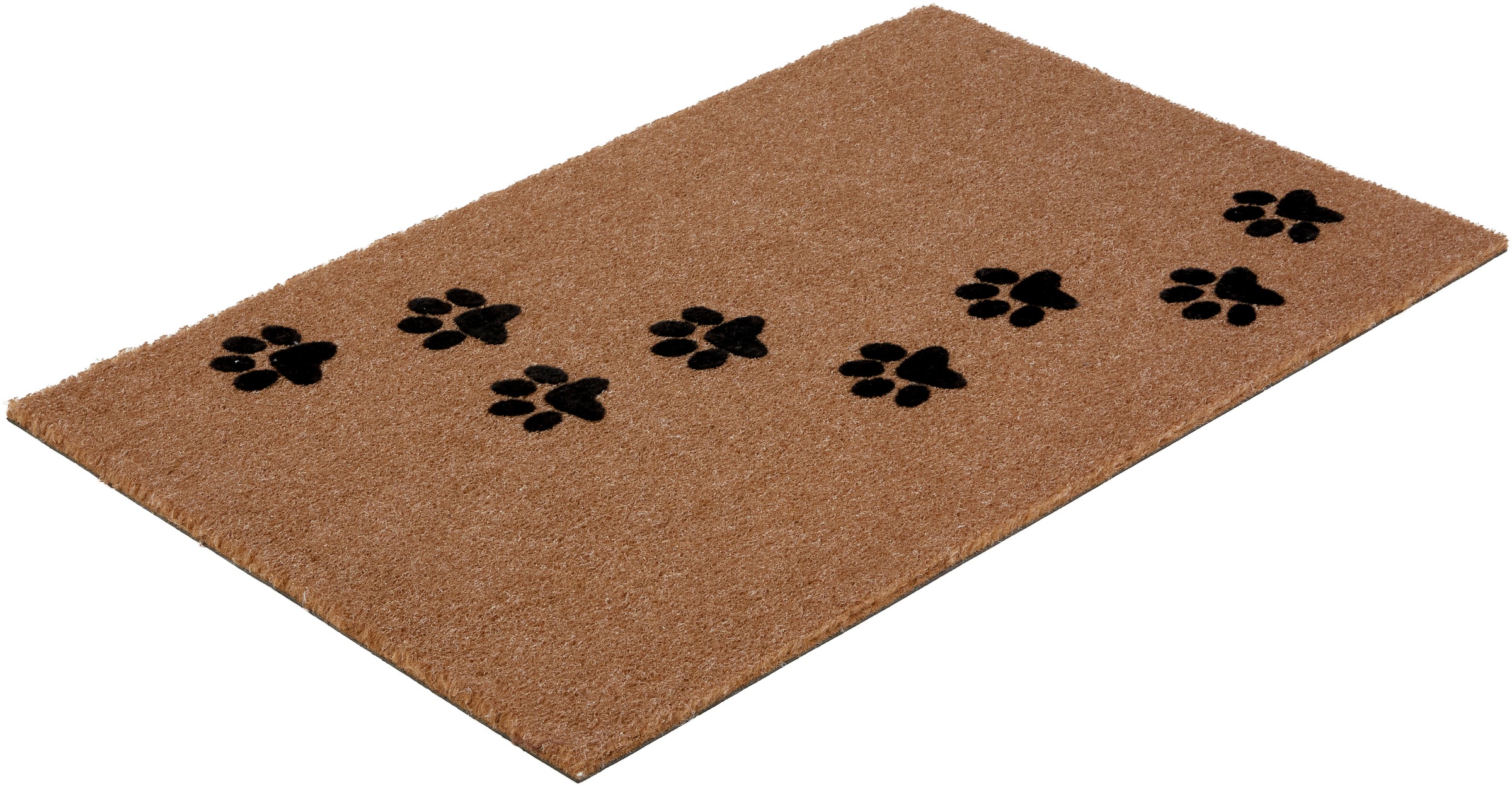 ASTRA Fußmatte »Power Flock 2« rechteckig 10 mm Höhe Flock Fussmatte, Türmatte mit Hundepfoten, wetterfest