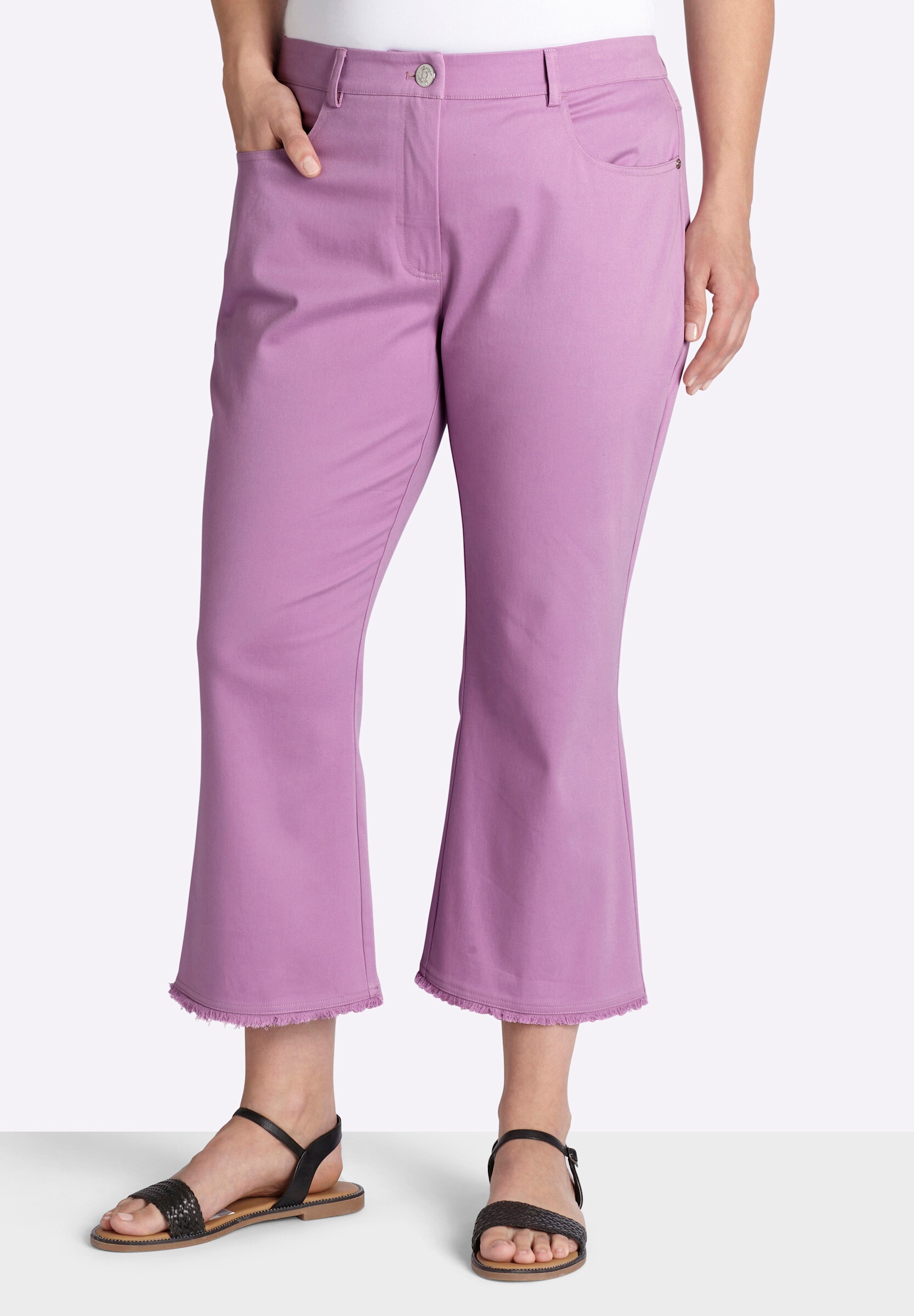 Sheego 5-Pocket-Hose »7/8-Hose 7/8-Hose in leichter Bootcut-Form«