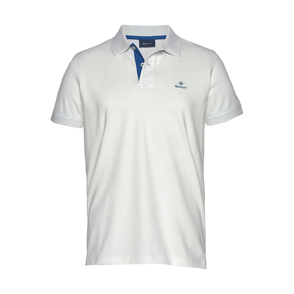 Gant Poloshirt »CONTRAST COLLAR PIQUE SS RUGGER«