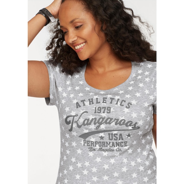 KangaROOS T-Shirt, mit Sternen bedruckt bei ♕