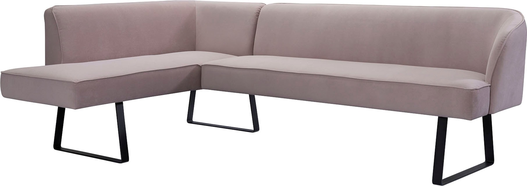 exxpo - sofa fashion Eckbank Rechnung Bezug Qualitäten Metallfüßen, in mit verschiedenen und auf Keder »Americano«, bestellen