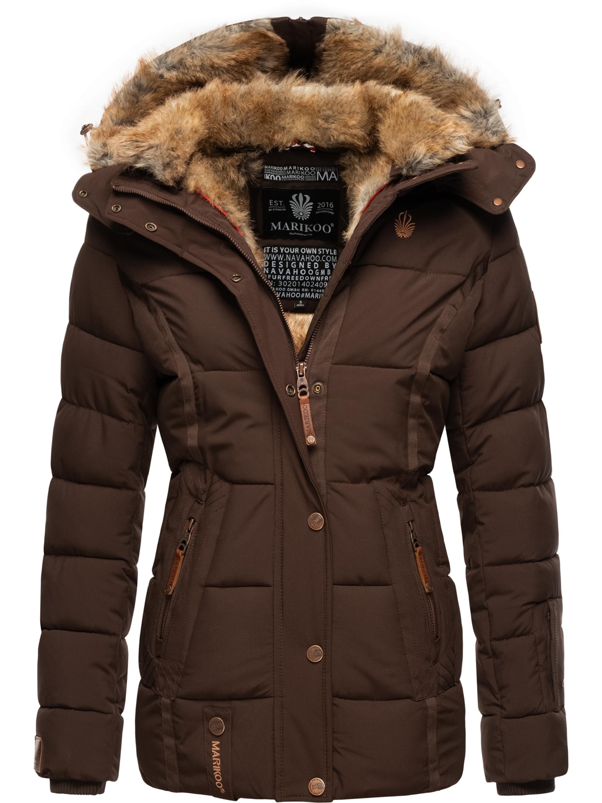 Marikoo Winterjacke »Winterjacke Nekoo«, mit Kapuze