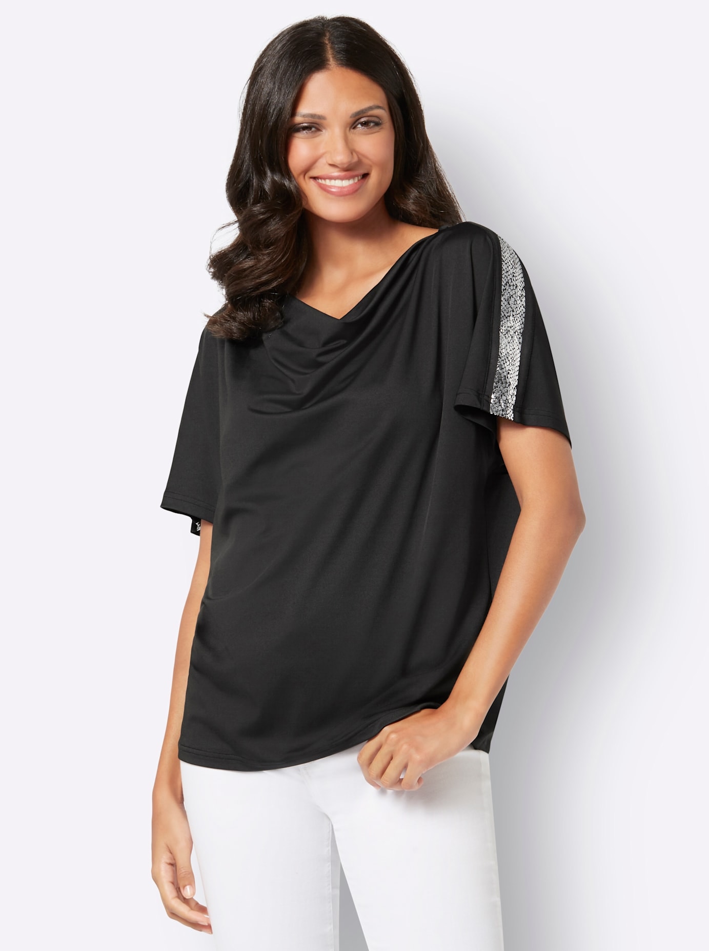 Classic Basics Wasserfallshirt »Wasserfallshirt«