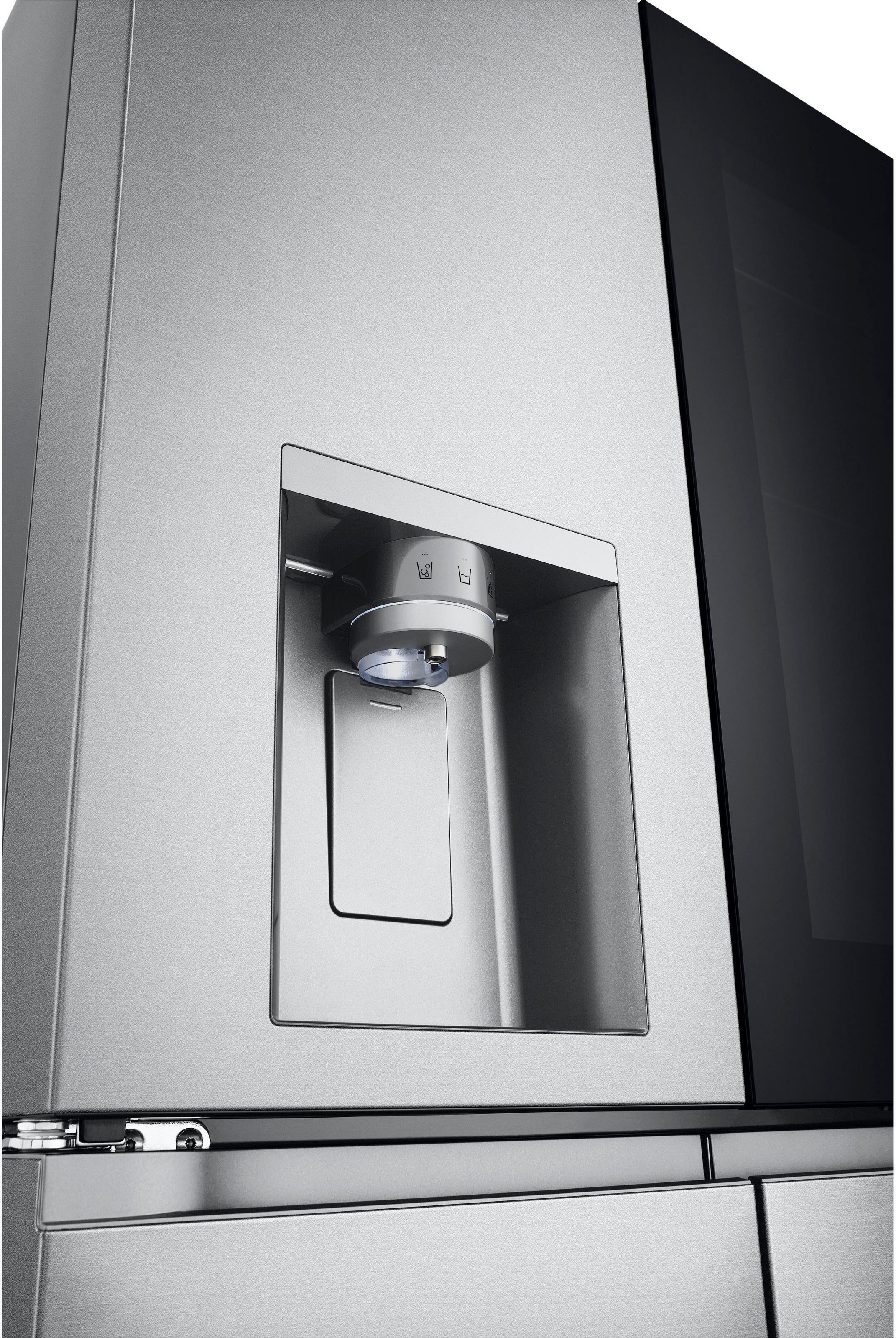 LG Multi Door »GMG960MBEE«, InstaView®: zweimal klopfen, reinschauen! mit Craft Ice - Spender