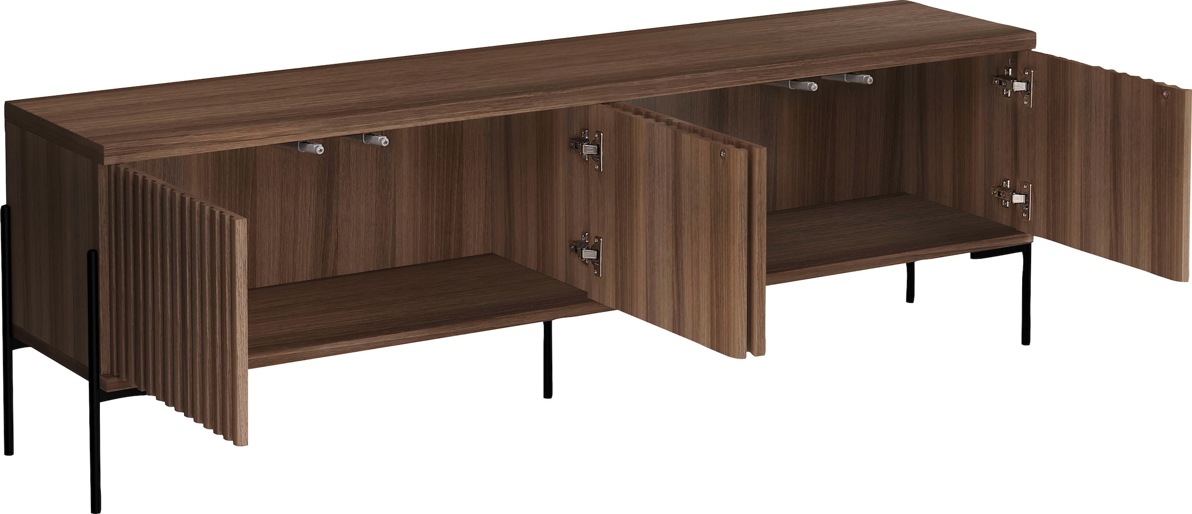 Home affaire Lowboard »Valloire« Kommode, Push-to-open Funktion, Breite 176 cm