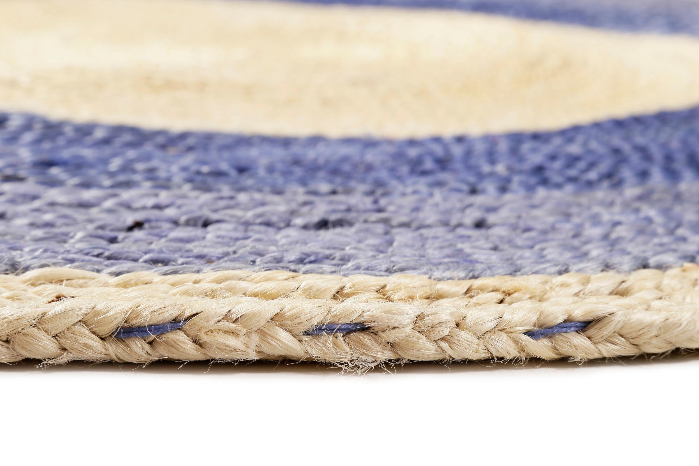 Esprit Teppich »Beach House«, rund, 8 mm Höhe, Wohnzimmer