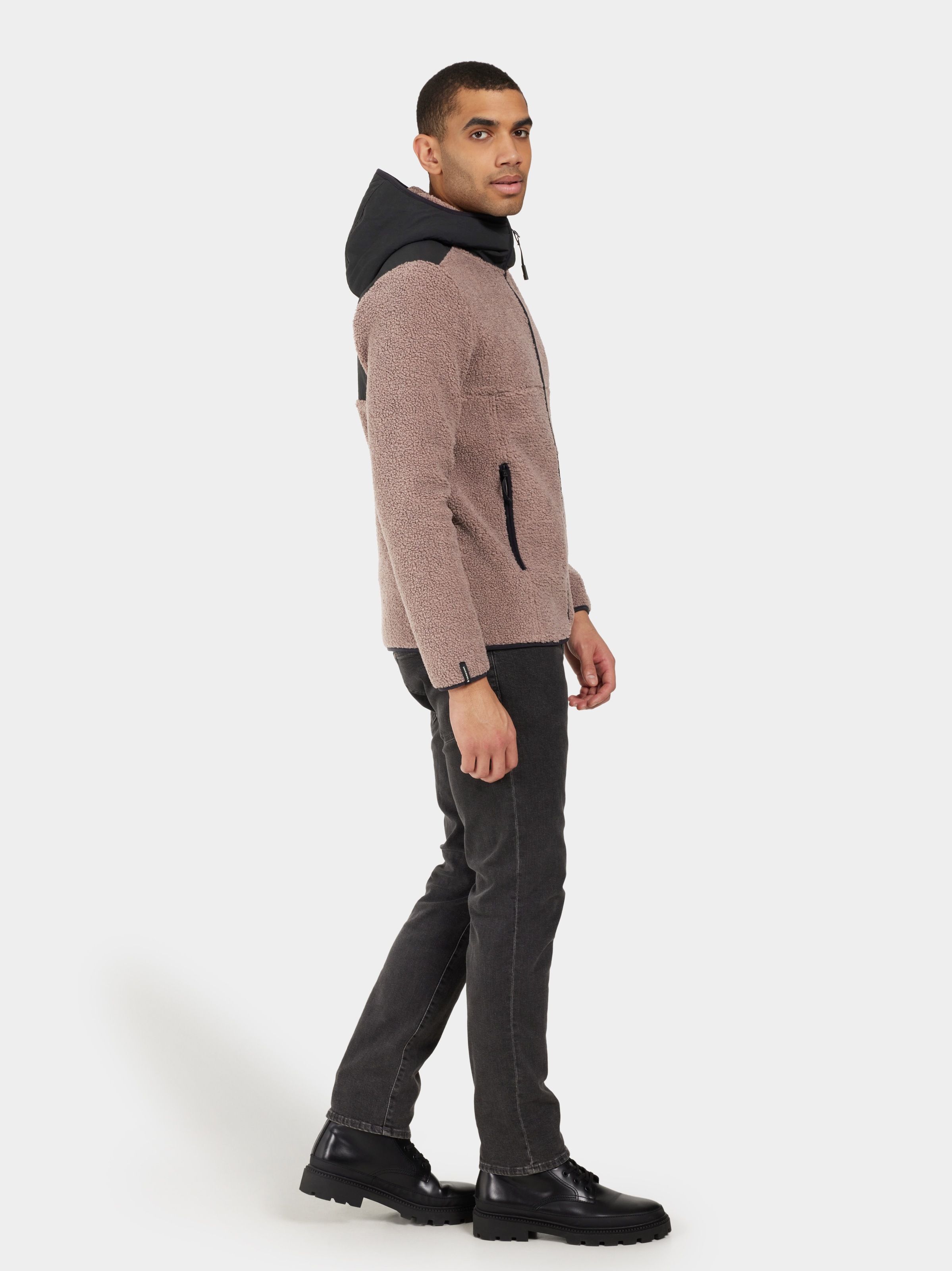 Didriksons Fleecejacke »BENNO USX FULLZIP«, mit Kapuze