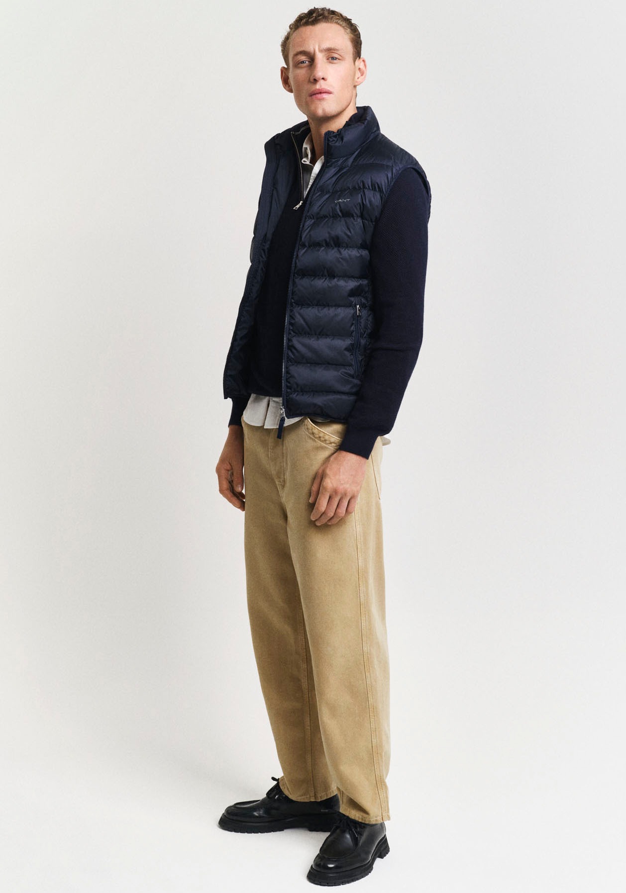 Gant Steppweste »LIGHT GILET«, im Streifen-Stepp-Look