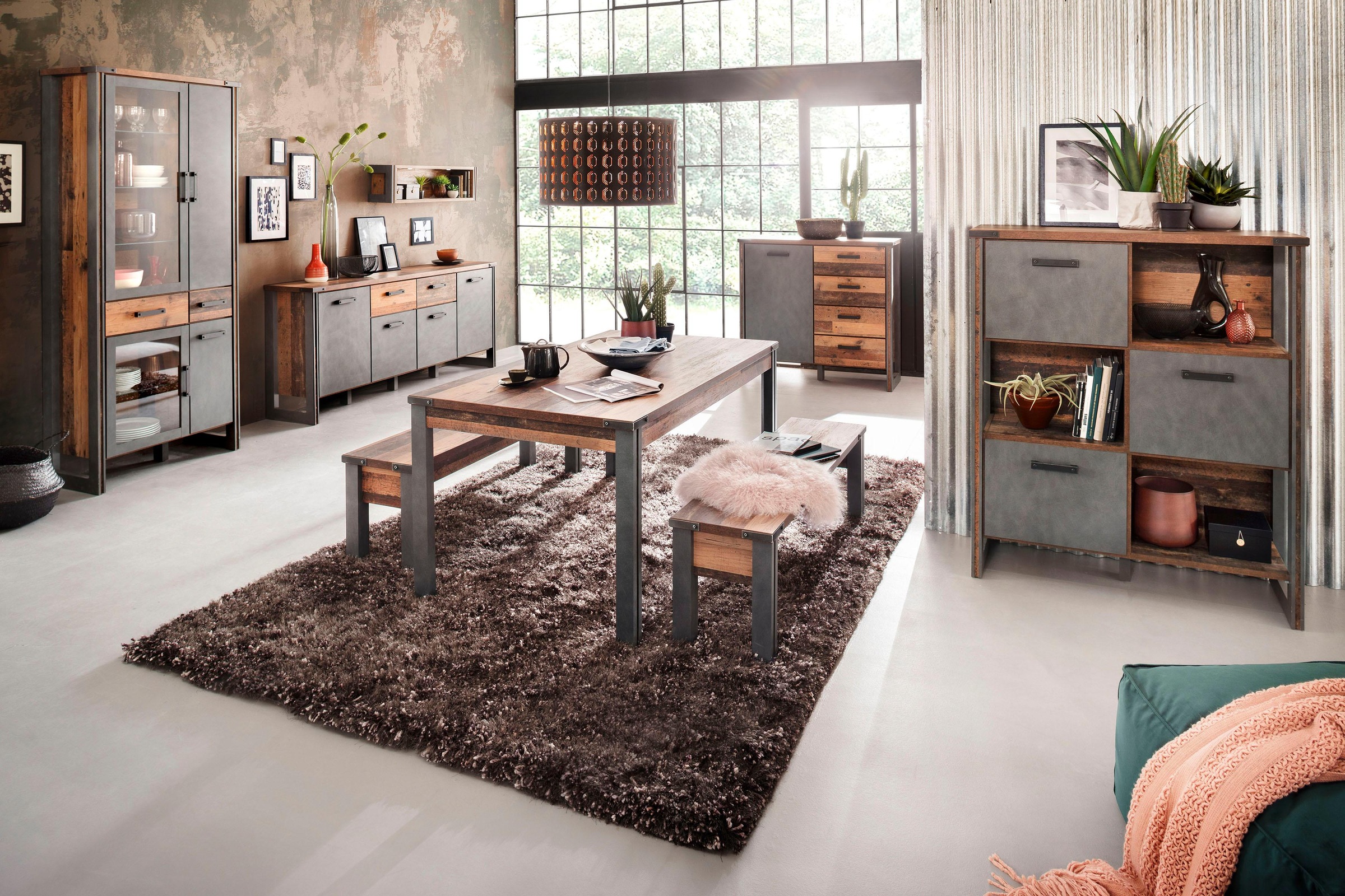 Home affaire Sitzbank »Bristol«, Esszimmerbank mit Platz für 2 Personen - (B/T/H) 140/35/44 cm