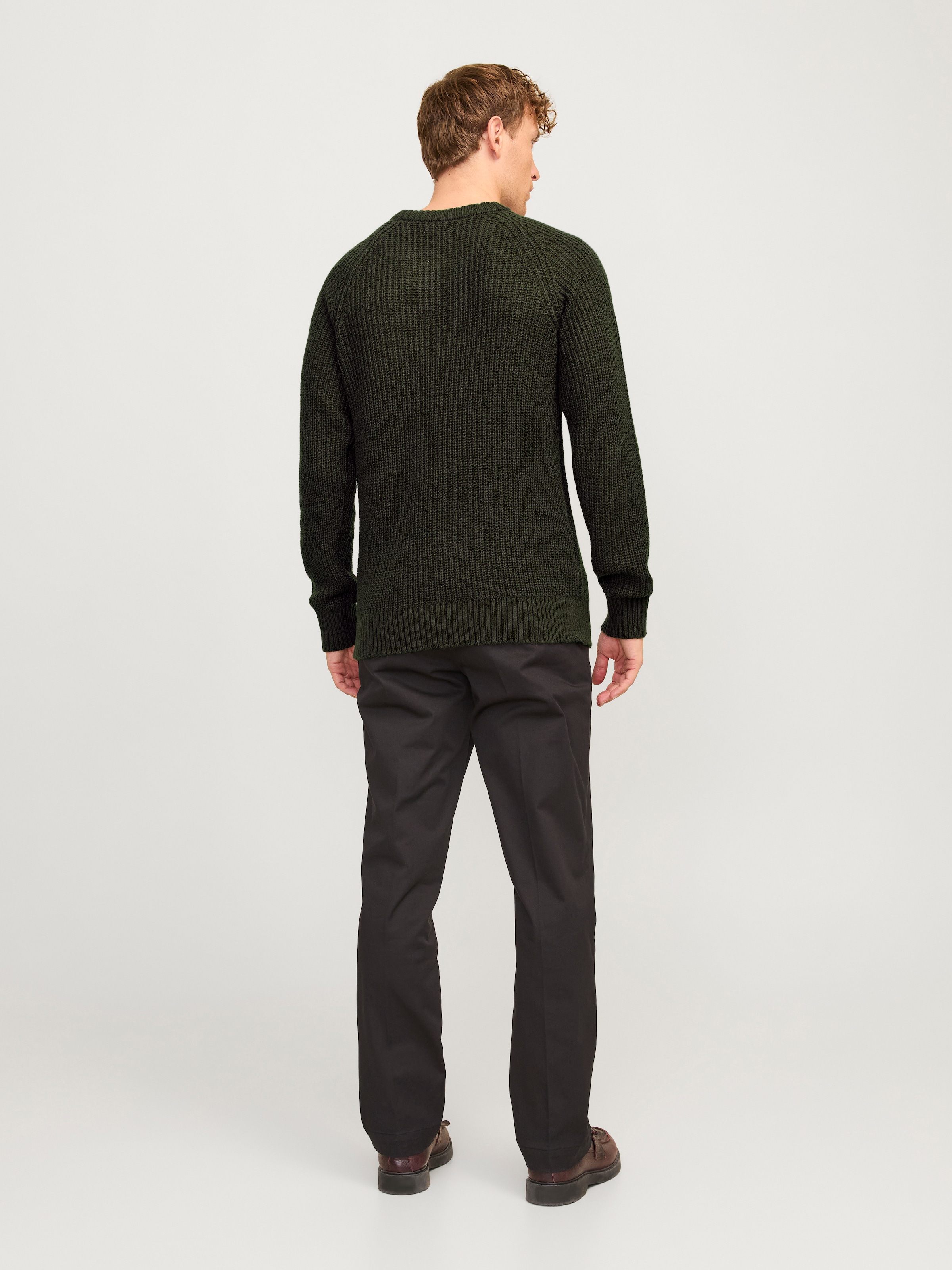 Jack & Jones Rundhalspullover »JJJONES KNIT CREW NECK«