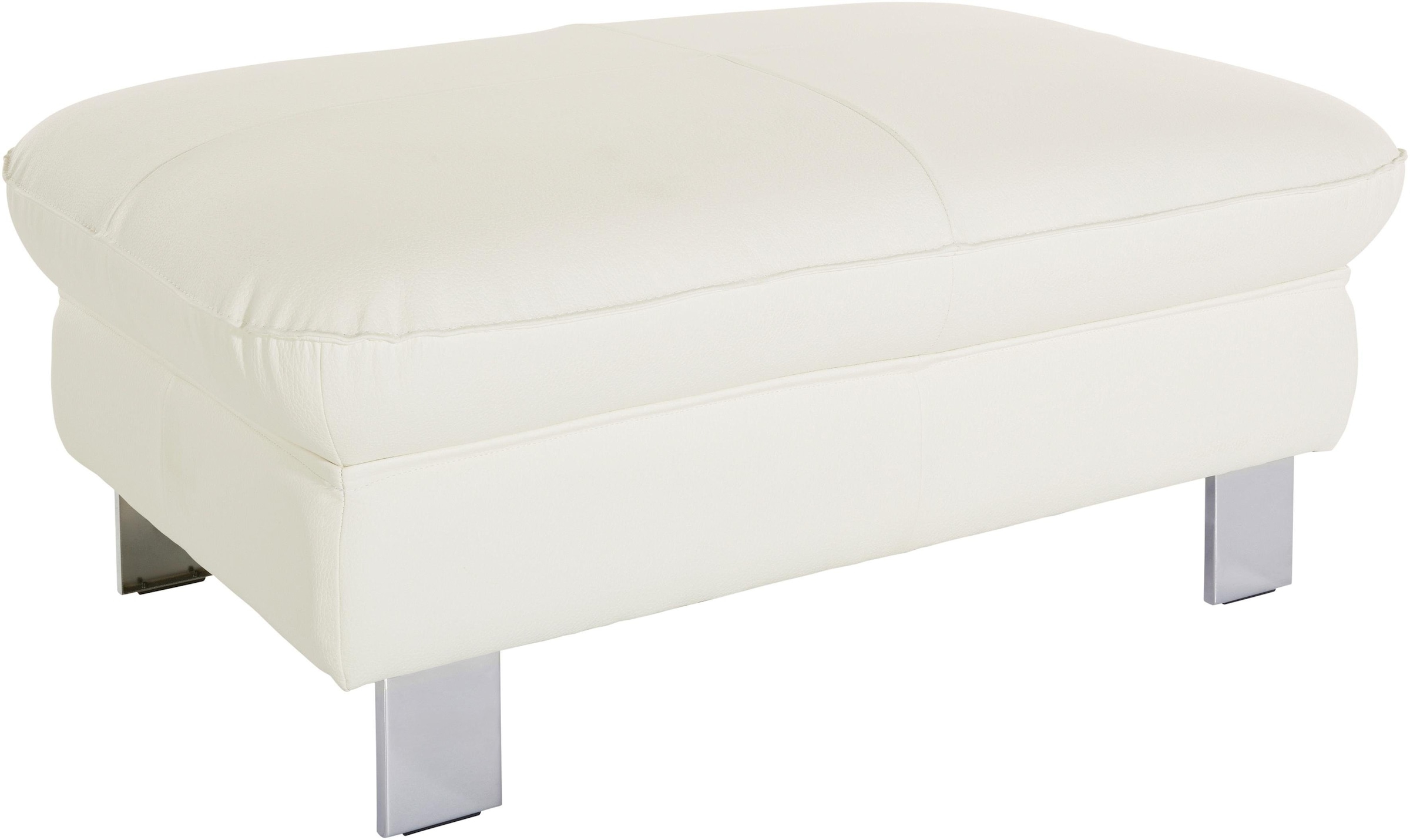 COTTA Polstergarnitur »Driver L-Form«, (Set), Set bestehend aus: Ecksofa mit Kopfteilverstellung & Hocker