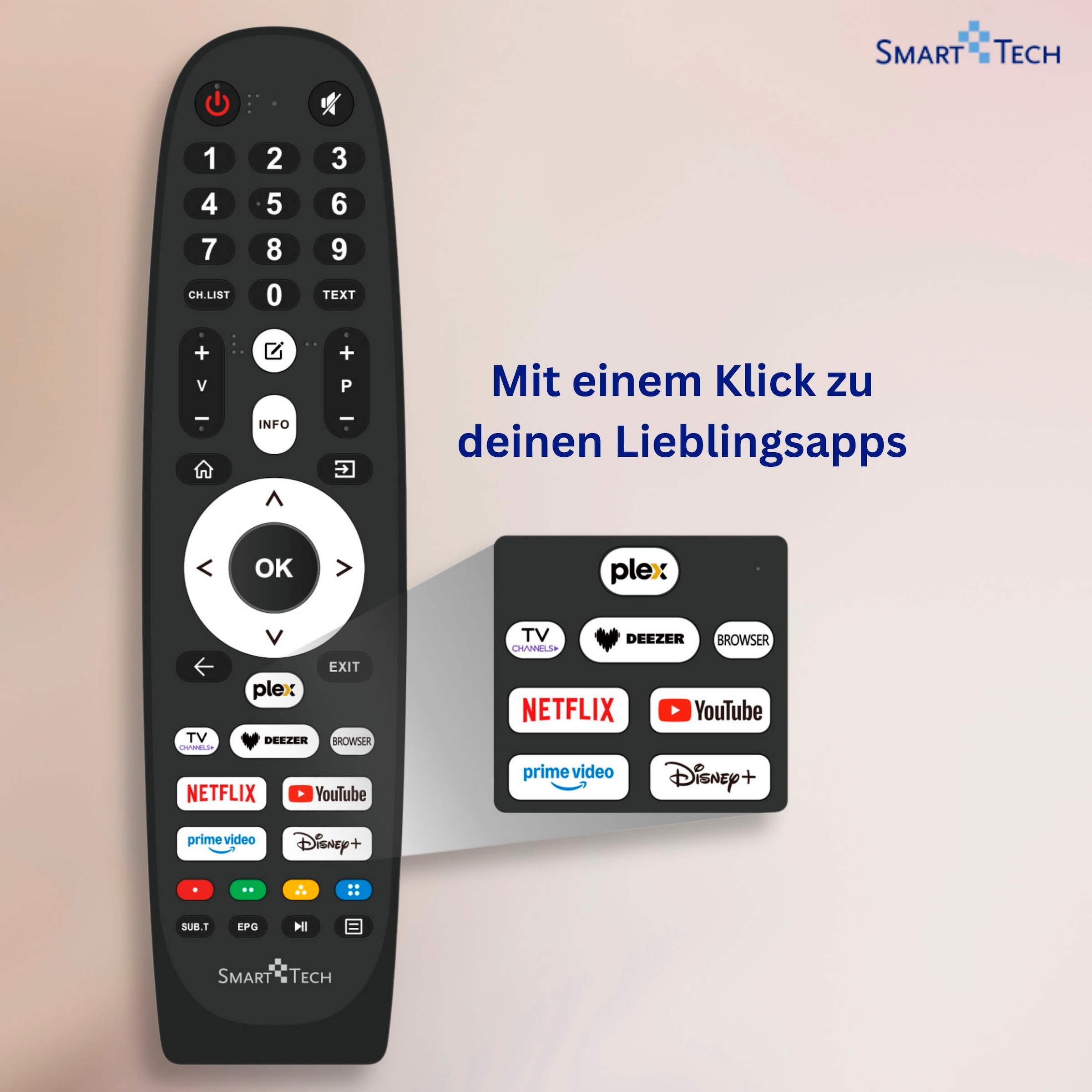 Smart Tech QLED-Fernseher »24QV02VC« 60 cm/24 ″ HD