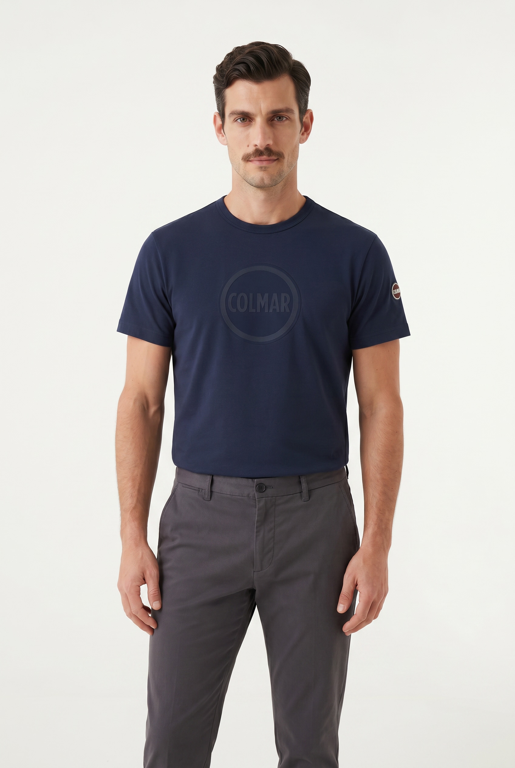 Colmar T-Shirt »MENS T-SHIRT« mit Logo, Rundhals, regular fit