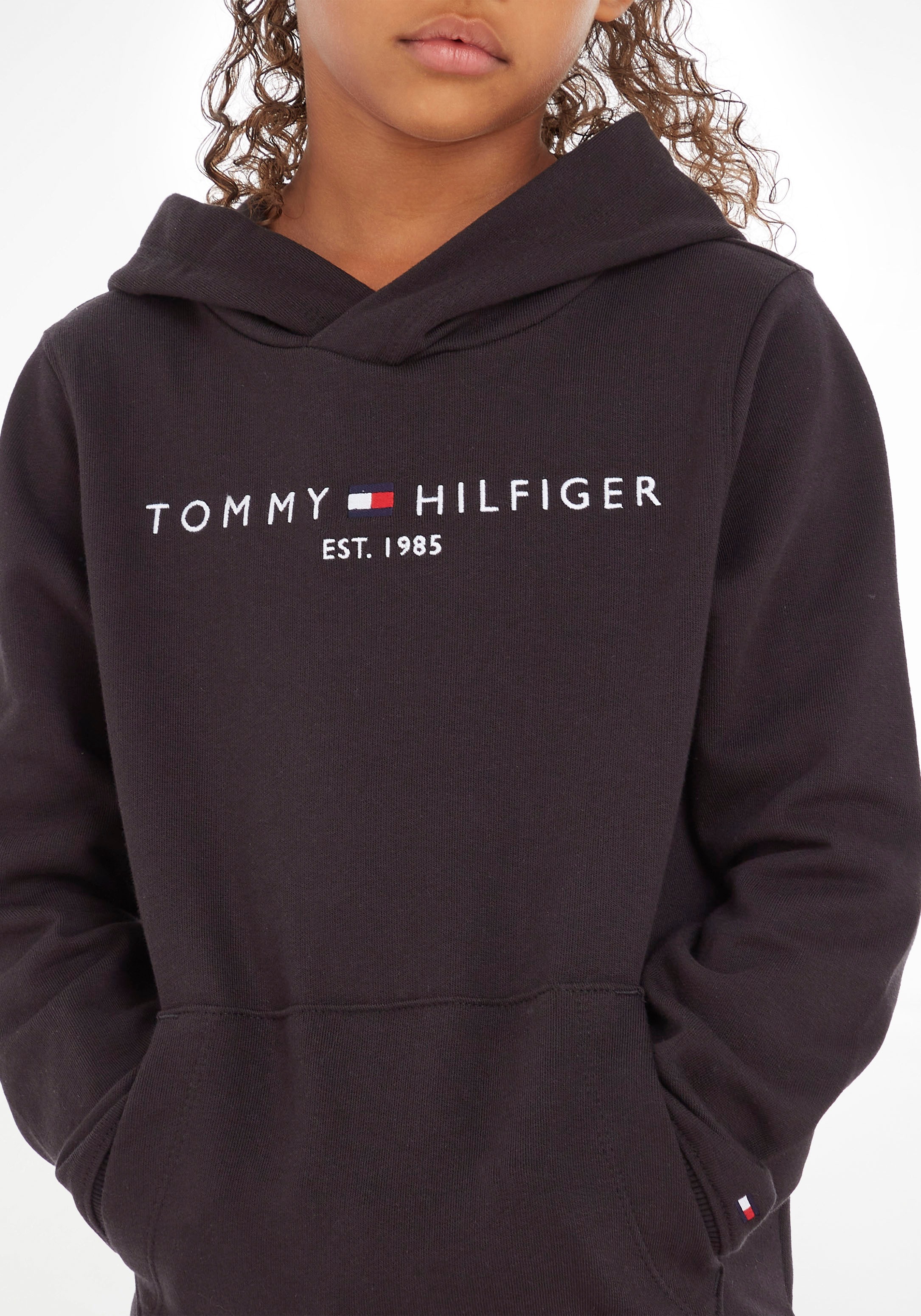 Tommy Hilfiger Kapuzensweatshirt »ESSENTIAL HOODIE«, Kinder Kids Junior  MiniMe,für Jungen und Mädchen bei ♕ | Hemden