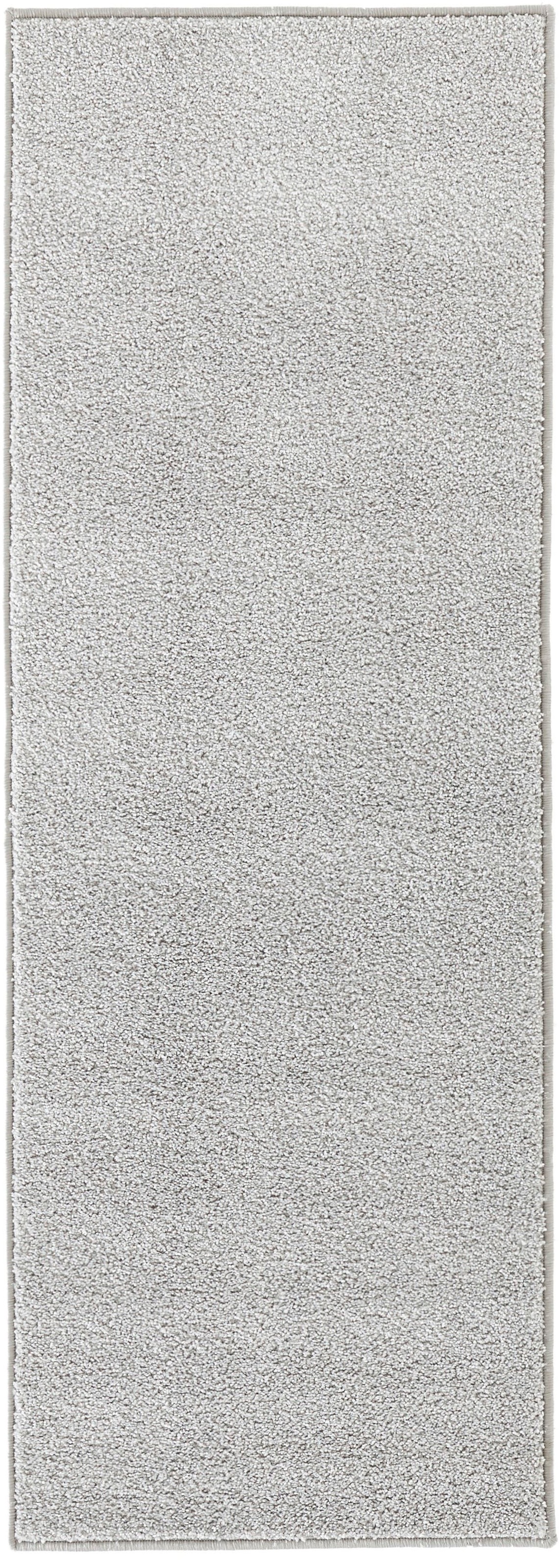 HANSE Home Teppich »Pure 100 Kurzflor«, rechteckig, 13 mm Höhe, Kurzflor, uni, umkettelt, Läufer, Wohnzimmer, Kinderzimmer, Flur