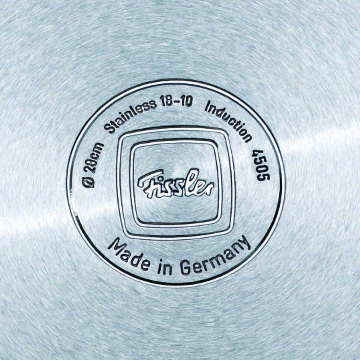 Fissler Topf-Set »Viseo« je 1 Kochtopf 16/20/24 cm, 1 Stielkasserolle 16 cm, 1 Bratentopf 20 cm, 9 Stk. tlg. Edelstahl 18/10