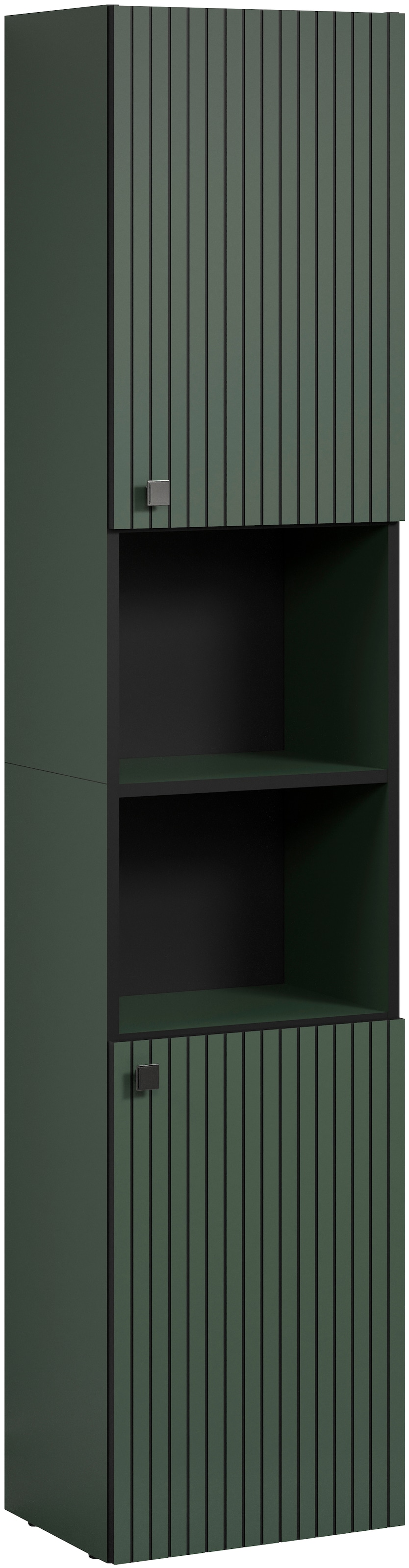 Hochschrank »Amrum«, (1 St.), Breite 40cm, geräumiger Hochschrank Eiche Rillenoptik...