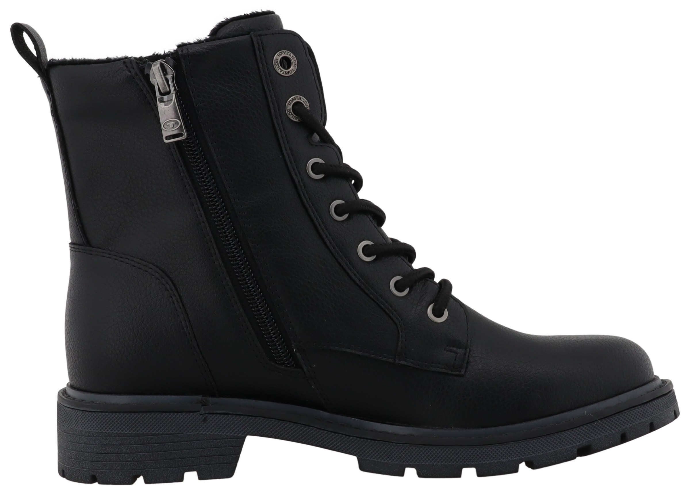 TOM TAILOR Schnürboots  Workerboots, Hiking Boot mit Blockabsatz