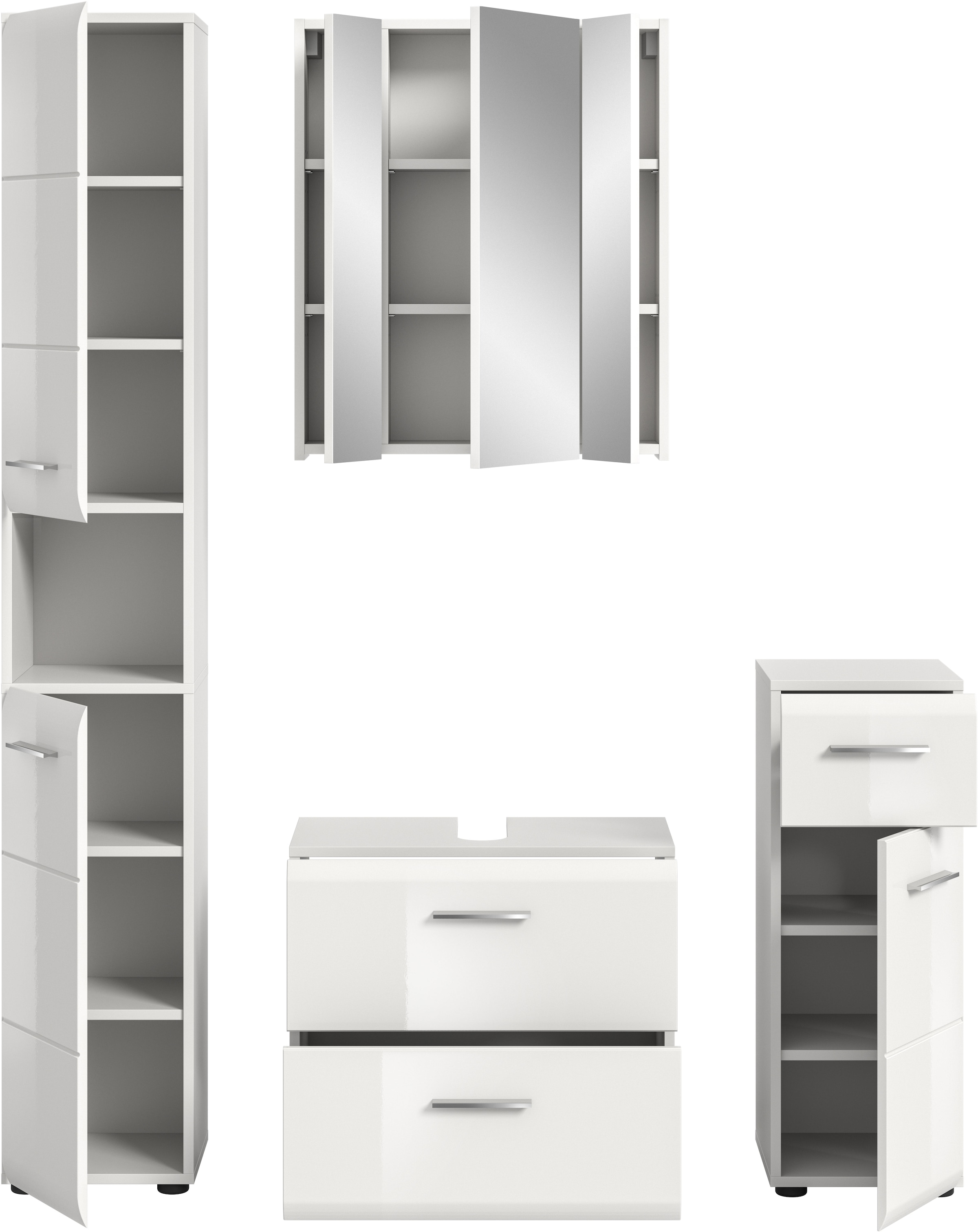 INOSIGN Badezimmer-Set Set, 4 Stk. tlg.