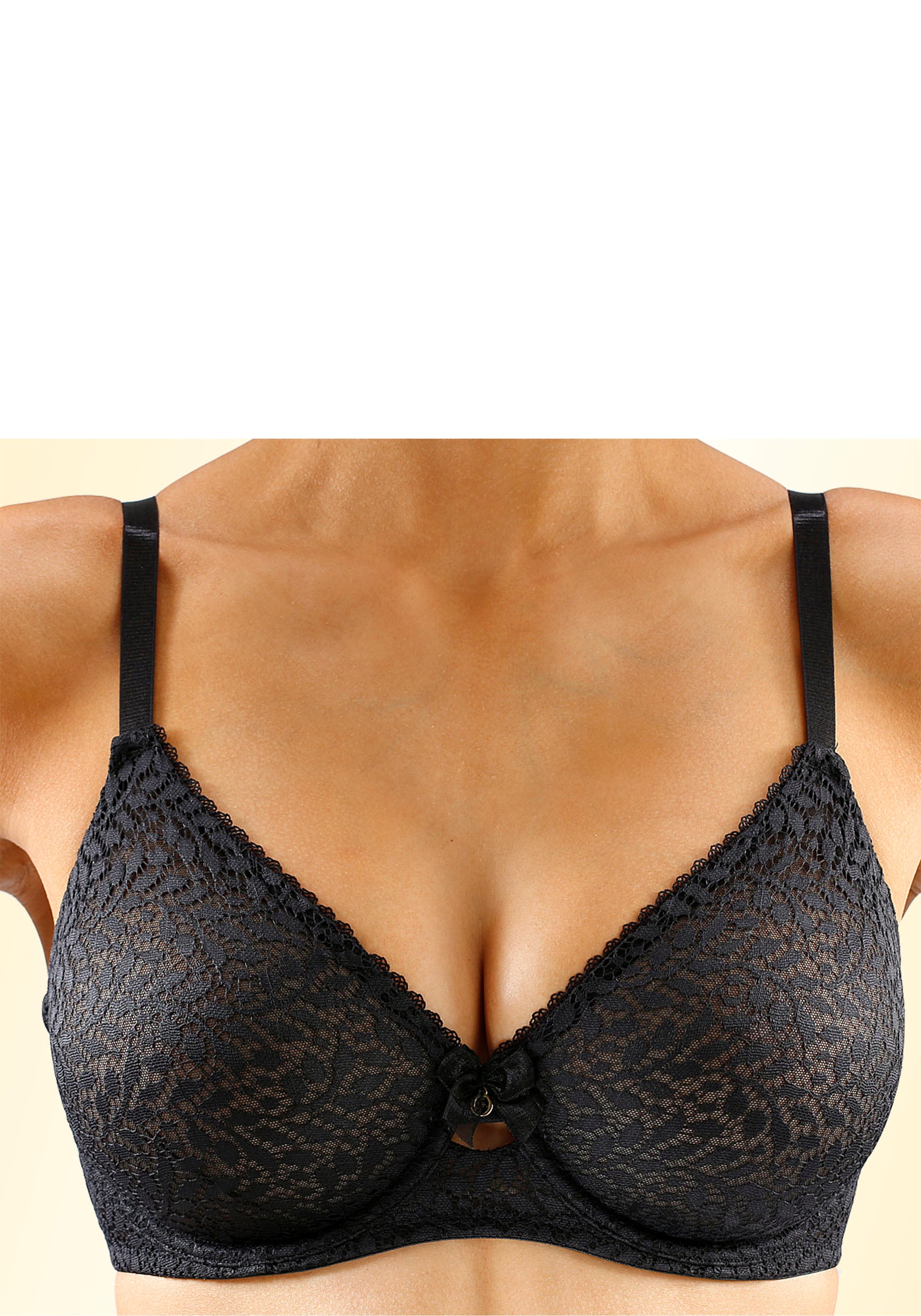 Nuance Minimizer-BH, mit Bügel, aus leicht transparenter Spitze, Dessous  bei ♕