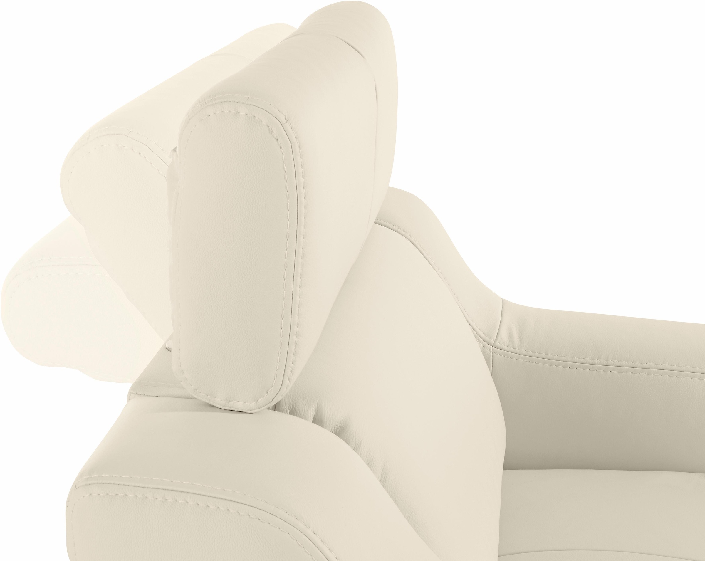 exxpo - sofa fashion Sessel »Lotos, Loungesessel«, mit Kopf- bzw. Rückenteilverstellung