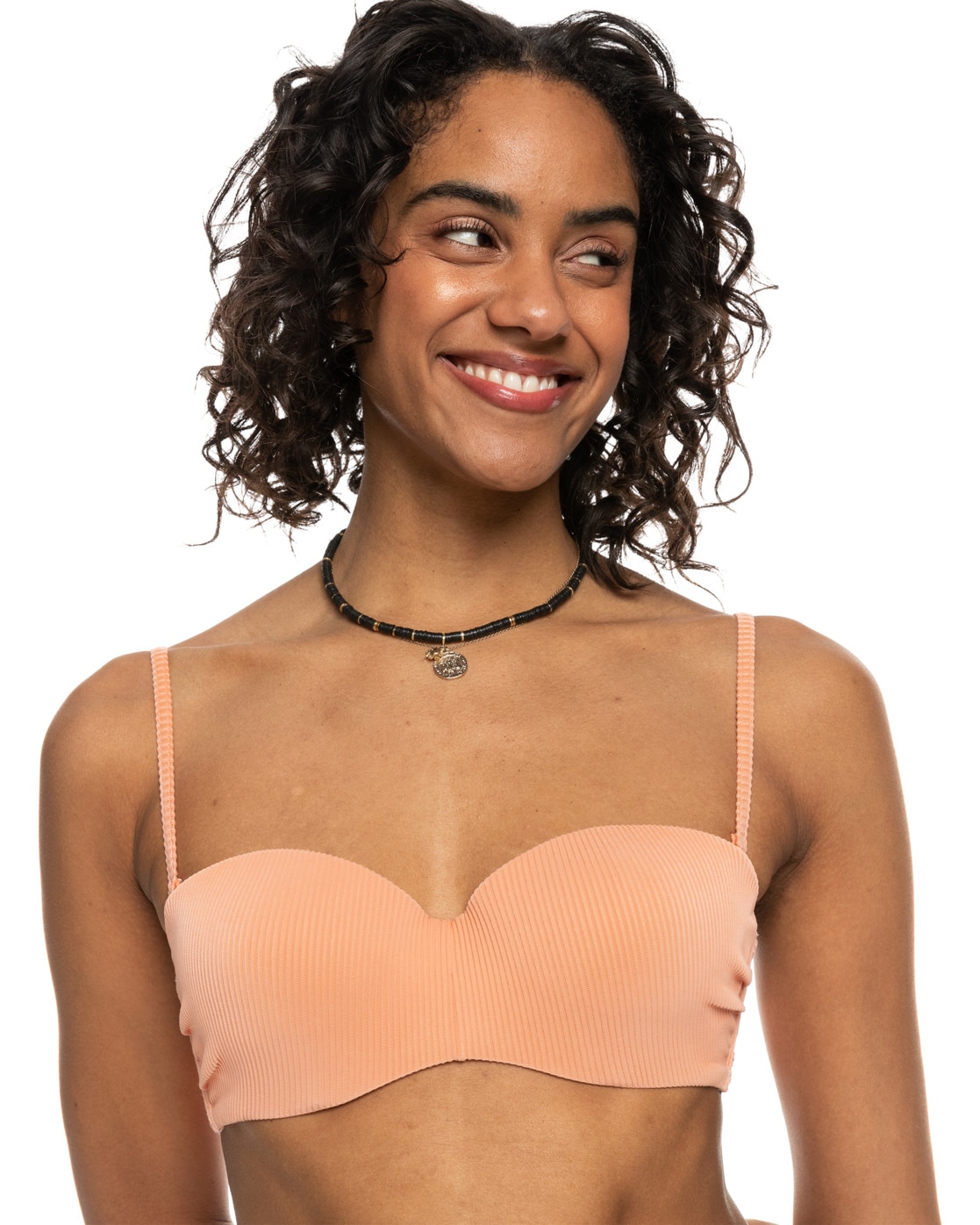 Roxy Bandeau-Bikini-Top »Roxy Love The Beach Vibe«