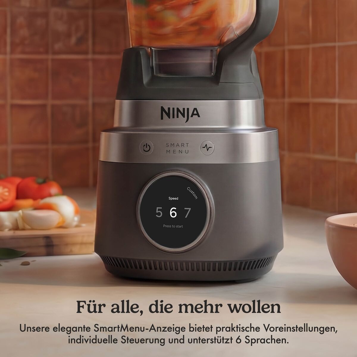 NINJA Standmixer »LB401EUBK Ninja CrushBOSS 3-in-1-Küchensystem« 1200 W mit Food Processor und Becher