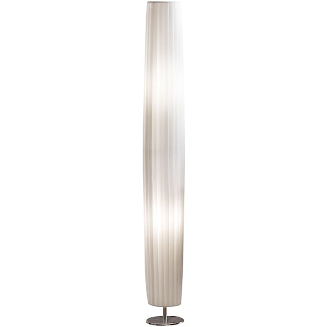 SalesFever Stehlampe »Oliver«, 2 flammig-flammig, Plissee Lampenschirm,  verchromtes Metall online kaufen | mit 3 Jahren XXL Garantie