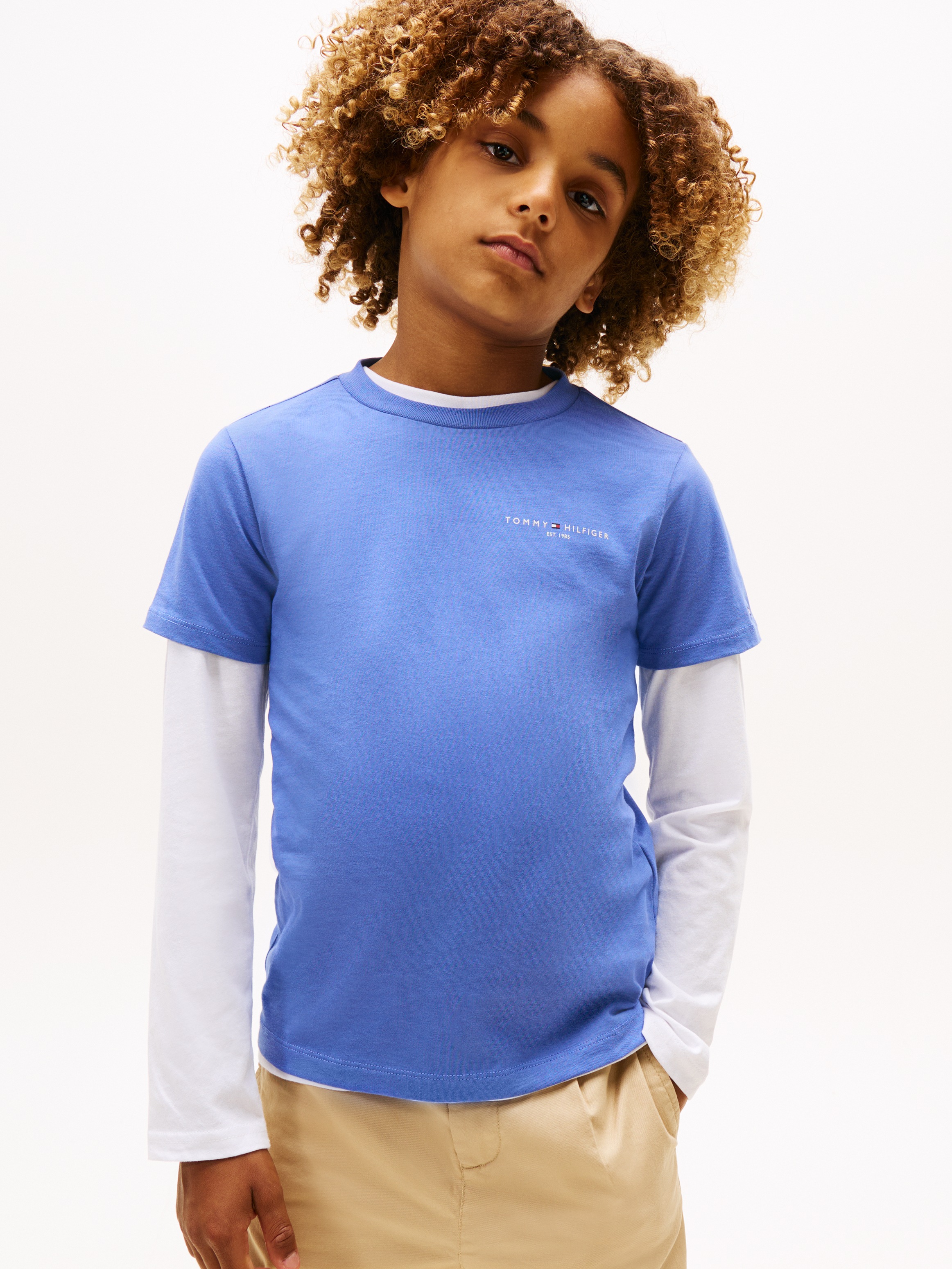 Tommy Hilfiger T-Shirt »MINI CORP T-SHIRT« Kinder bis 16 Jahre