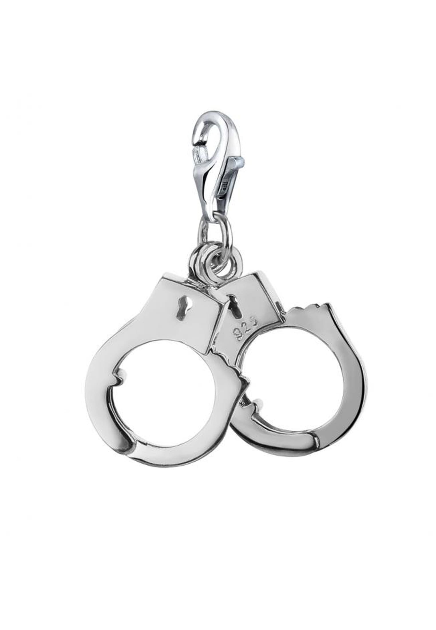Nenalina Charm-Einhänger »Charm Handschellen-Symbol Anhänger 925 Silber«
