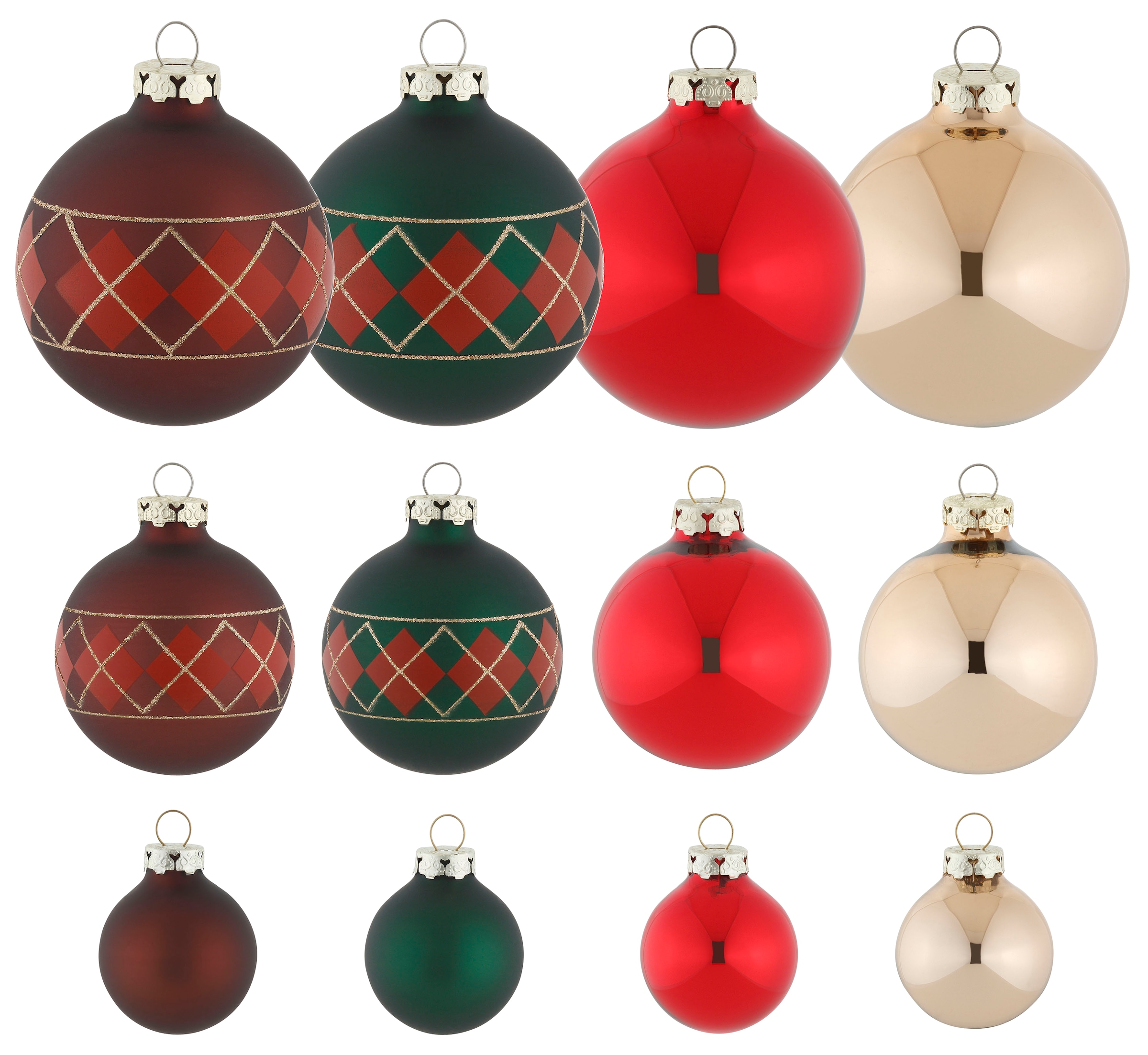 my home Weihnachtsbaumkugel mundgeblasen Glas, kaufen Weihnachtsdeko, Christbaumkugeln online hochwertige 30 (Set, Christbaumschmuck«, »True aus St.), Christmas, handdekoriert und