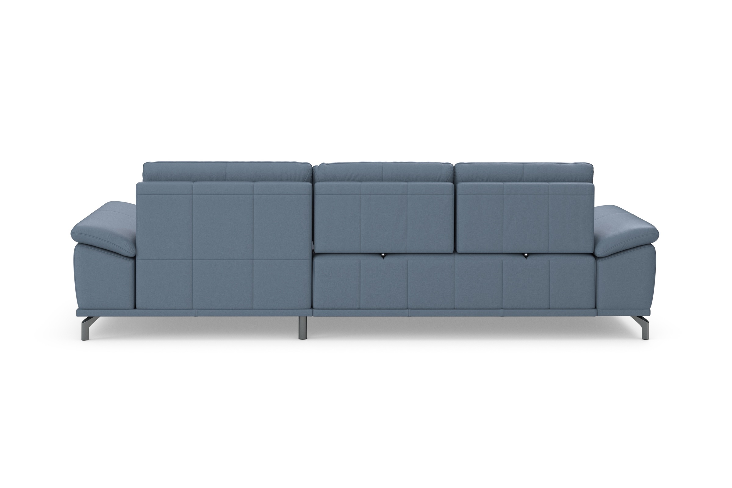 Places of Style Ecksofa Costello, mit Sitztiefenverstellung und Armlehnfunktion, incl. 3 Nierenkissen