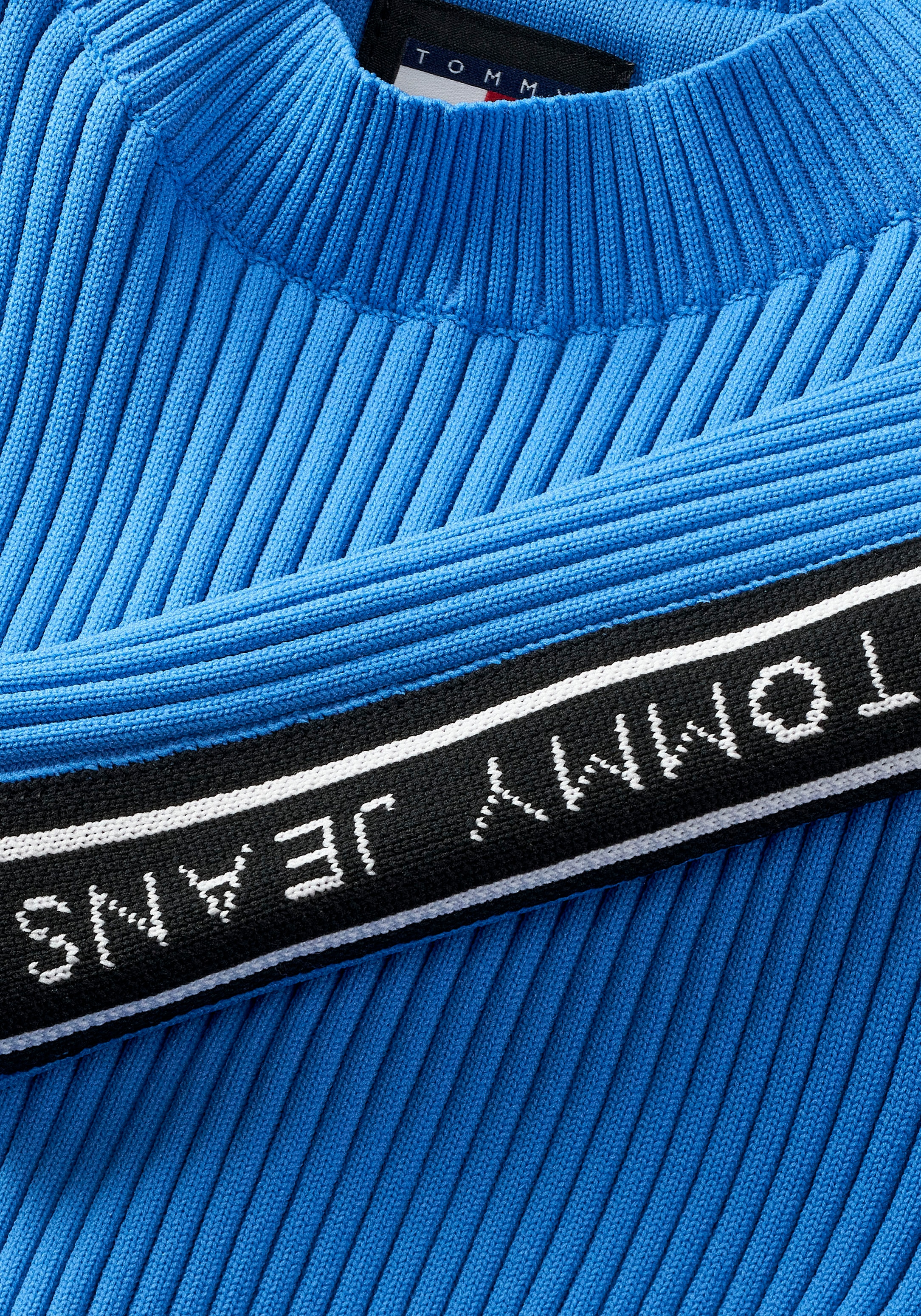 Tommy Jeans Strickpullover »TJW LOGO TAPING SWEATER«, mit Taping