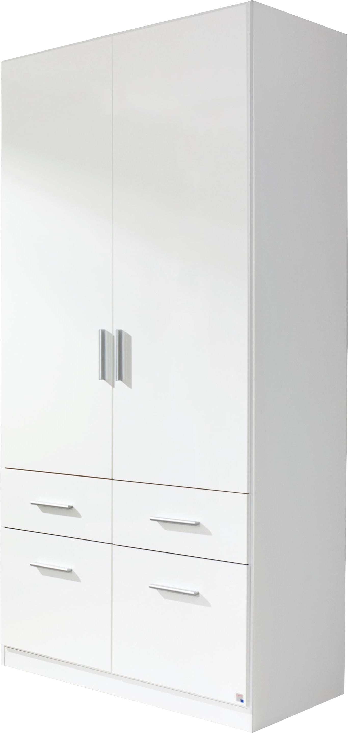 rauch Drehtürenschrank "Kleiderschrank Schrank Garderobe Schlafzimmerschrank CELLE" in 4 Breiten und 2 Höhen, optional mit Schubkästen MADE IN GERMANY