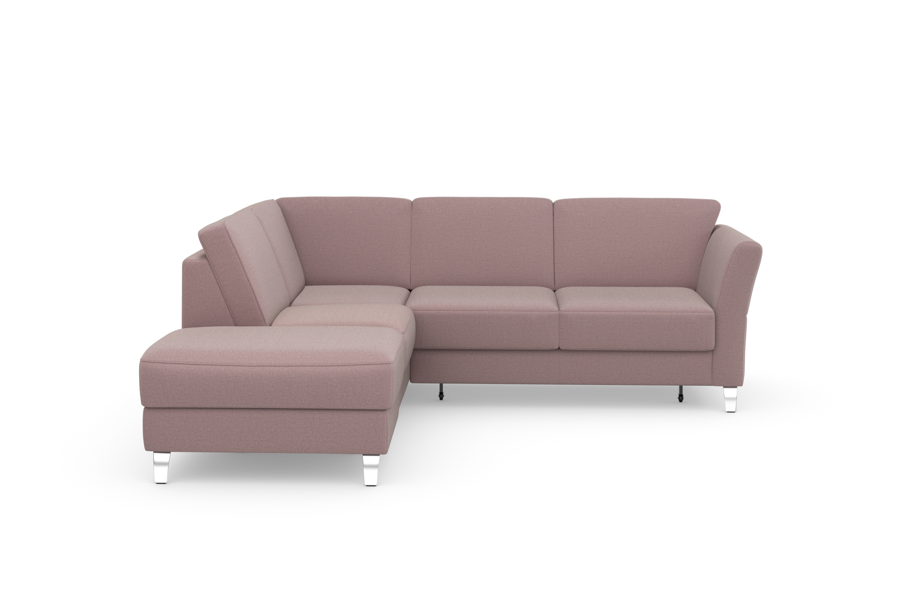 sit&more Ecksofa "Visby L-Form" Wahlweise mit Schlaffunktion und Stauraum, frei im Raum stellbar