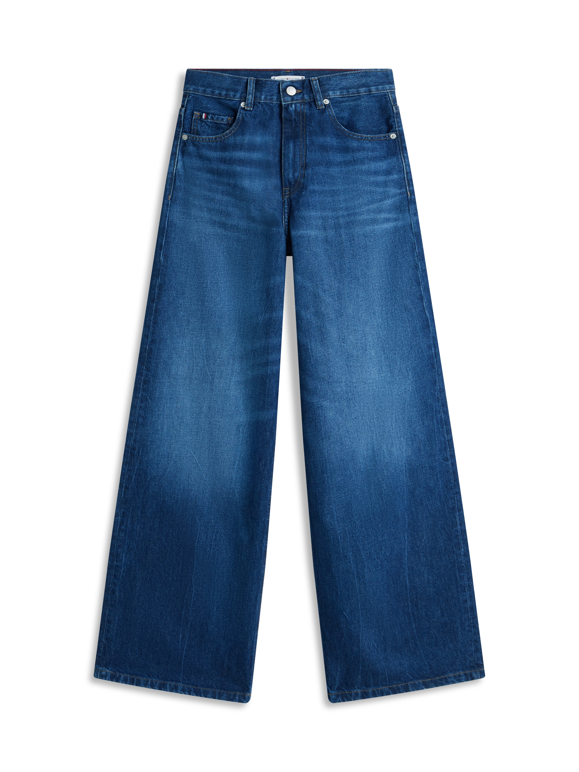 Tommy Hilfiger Weite Jeans »DNM NEW DOREEN 70'S WIDE LEG HW« Baumwolle, lässig geschnitten, wide fit, high waist