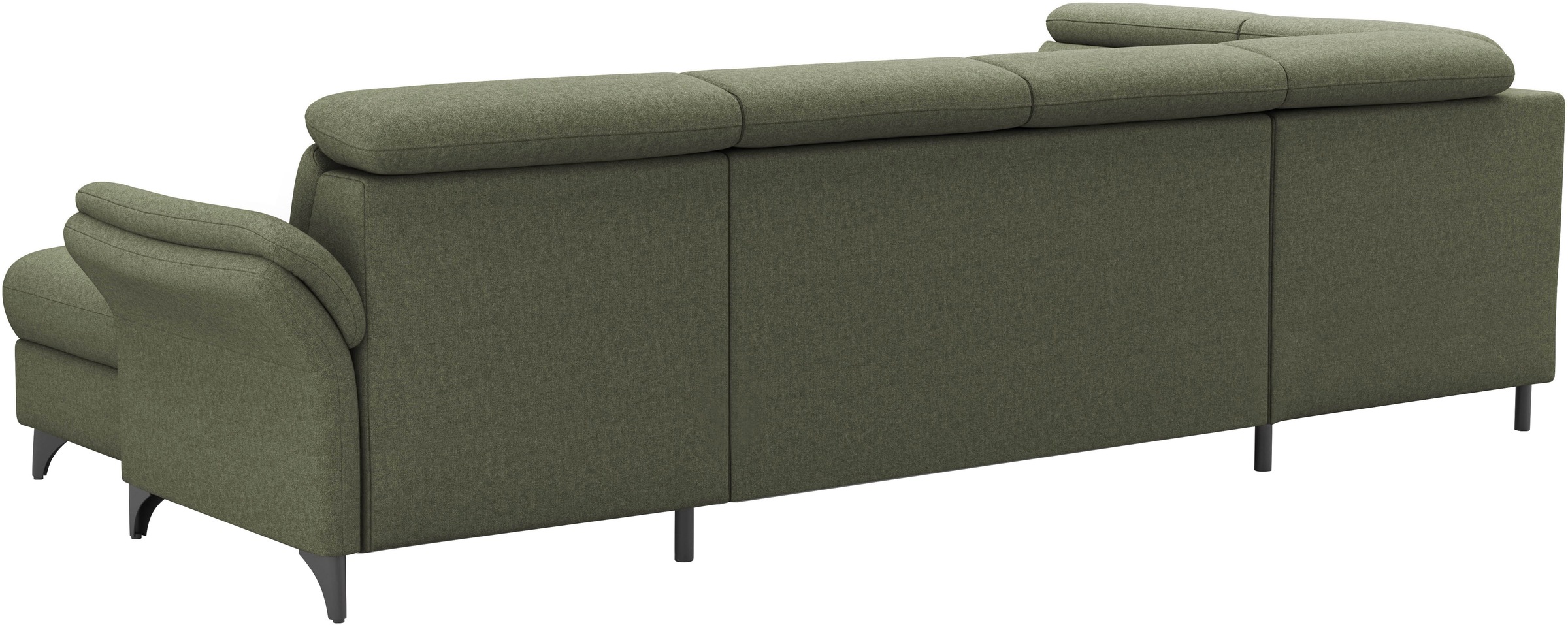 sit&more Wohnlandschaft »Glendale, U-Form« inkl. Kopfteilverstellung,wahlweise mit Vorziehsitz und Bettkasten