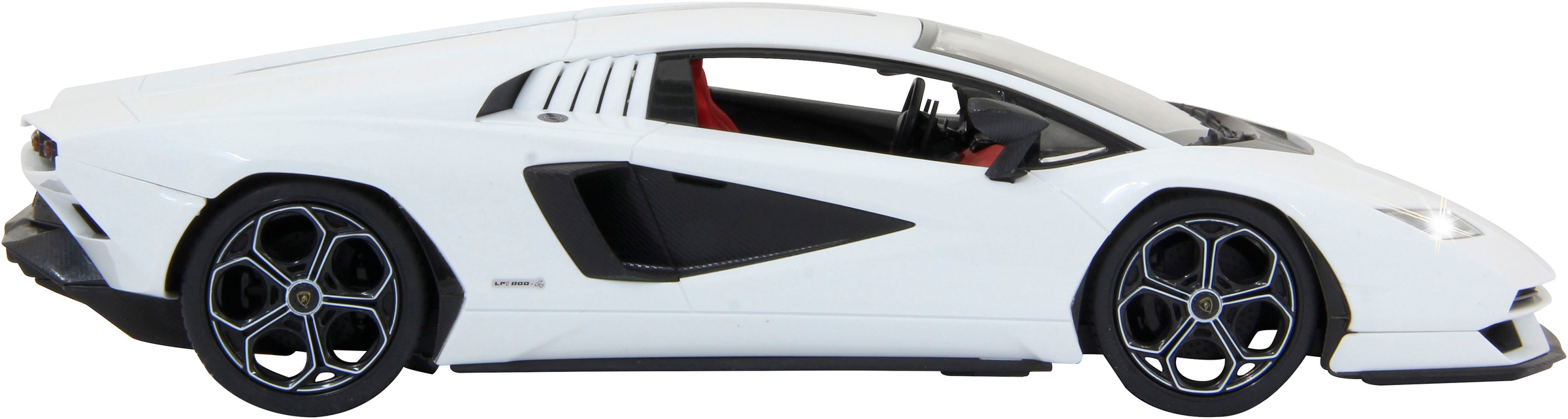 Jamara RC-Auto »Lamborghini Countach LPI 800- 4 weiß 2,4GHz«, mit LED Beleuchtung