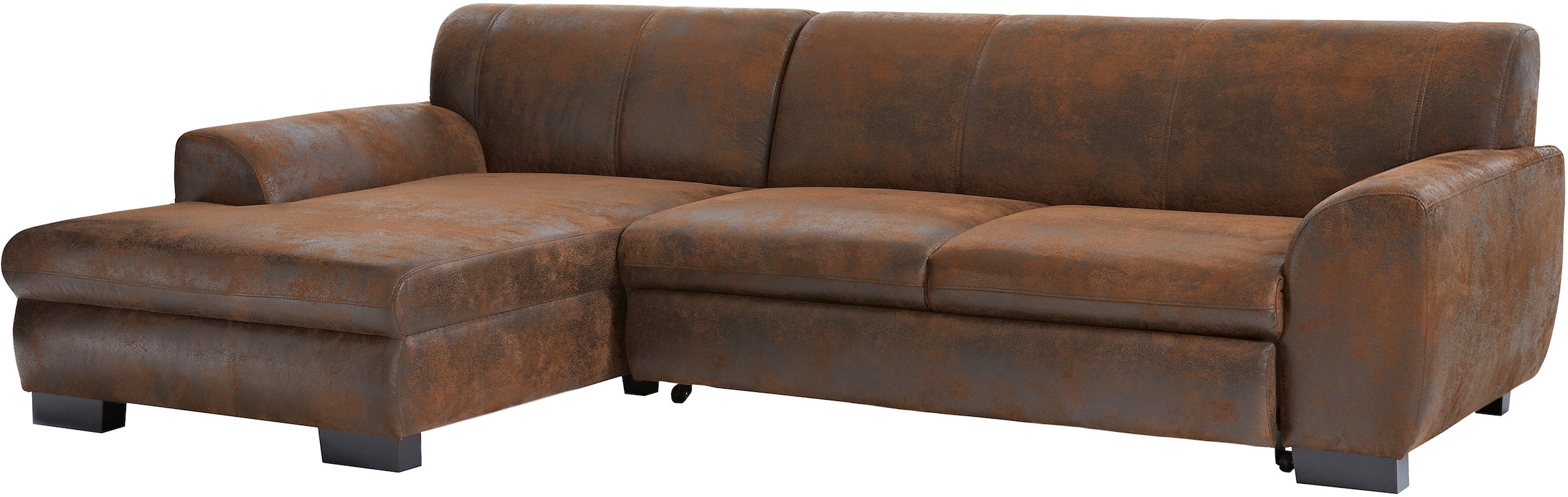 Home affaire Ecksofa »Nika zeitlos und elegant, L-Form«, wahlweise mit Bettfunktion, auch in Cord