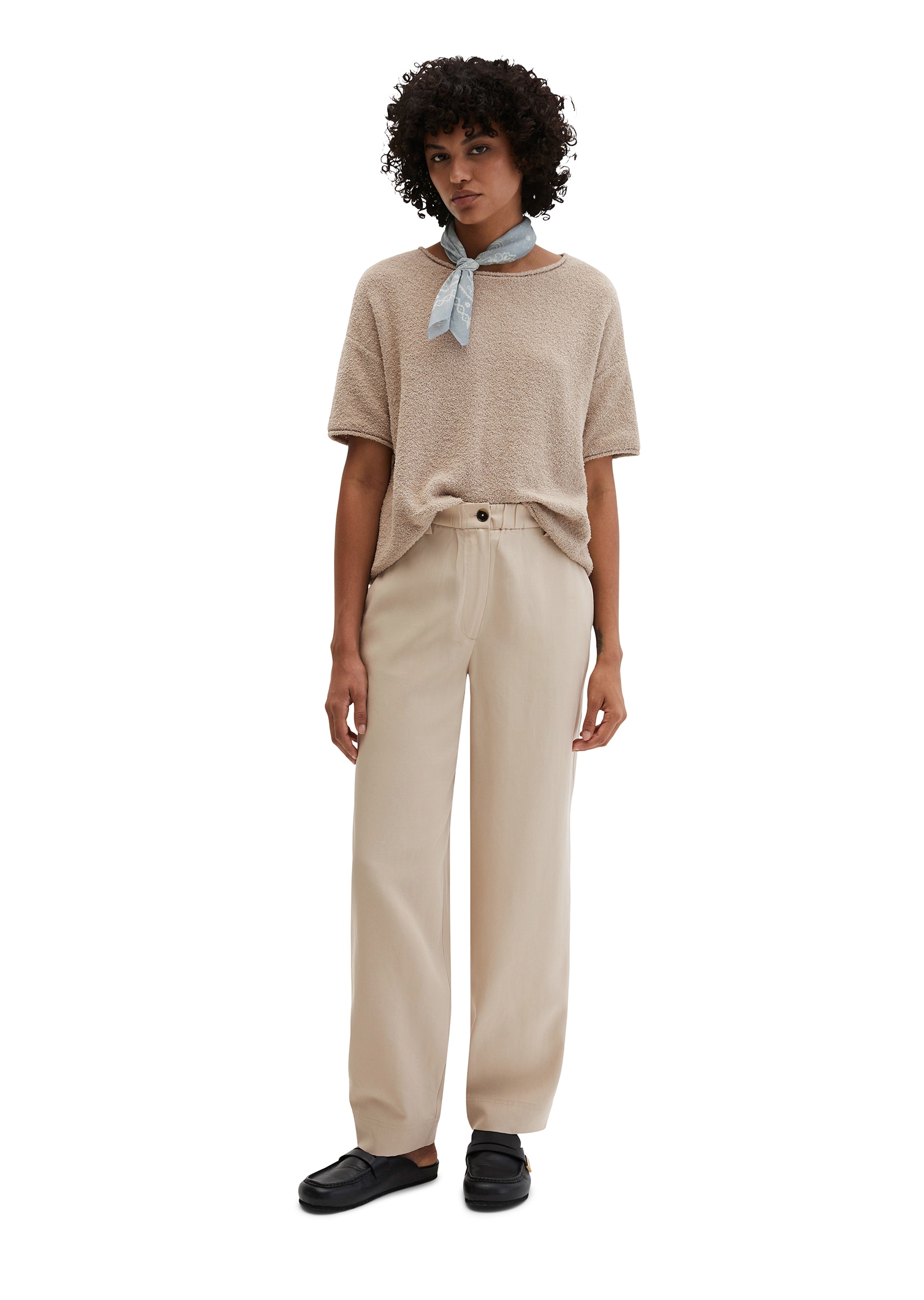 Marc O'Polo Dehnbund-Hose »MINU Barrel«  Model Minu barrel aus Lyocell-Leinen-Mix