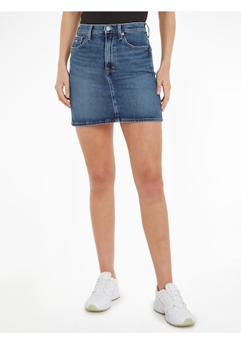 Jeansrock »MOM UH SKIRT AH6158«, Webrock mit Logopatch