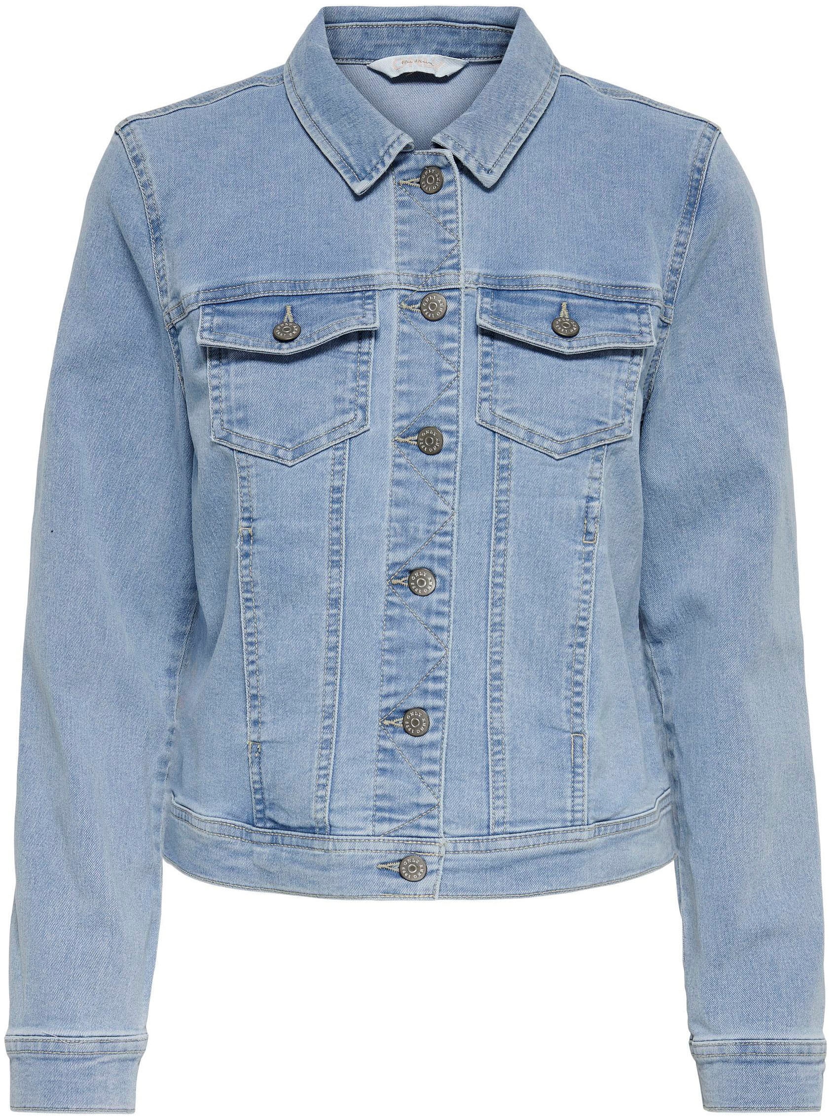 ONLY Jeansjacke »ONLWONDER DNM JACKET NOOS«, kurze, modische Form