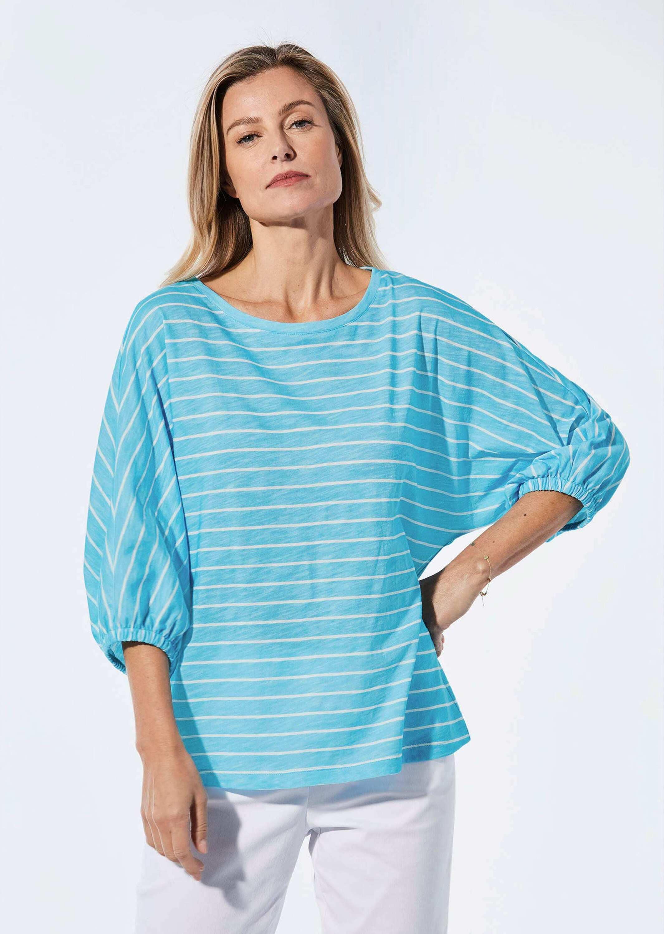 GOLDNER Kurzarmshirt »Shirt Shirt aus Effektgarn«