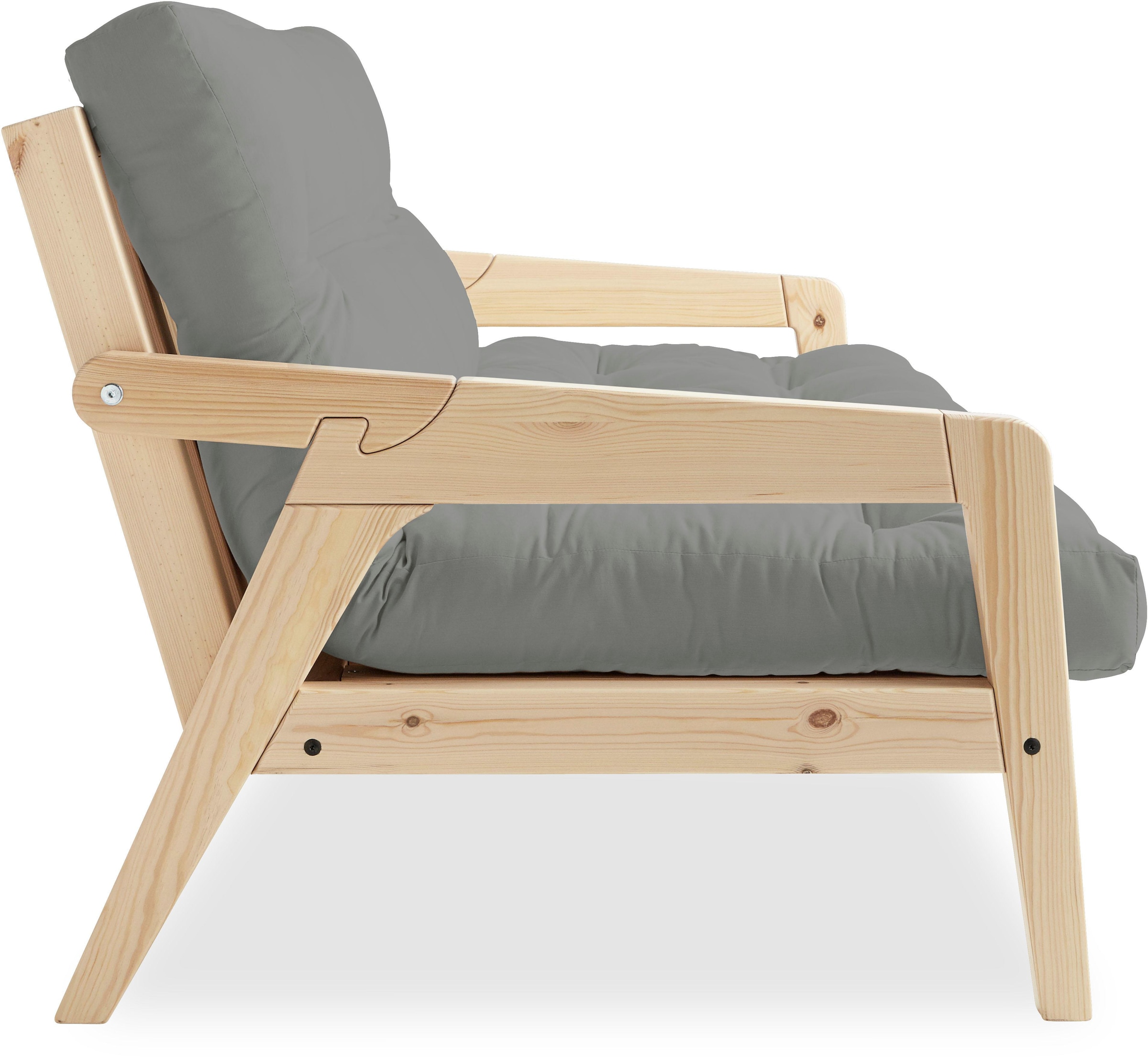 Karup Design Schlafsofa, Mit Holzstruktur, inkl. Futonmatratze, Liegefläche 130x190 cm